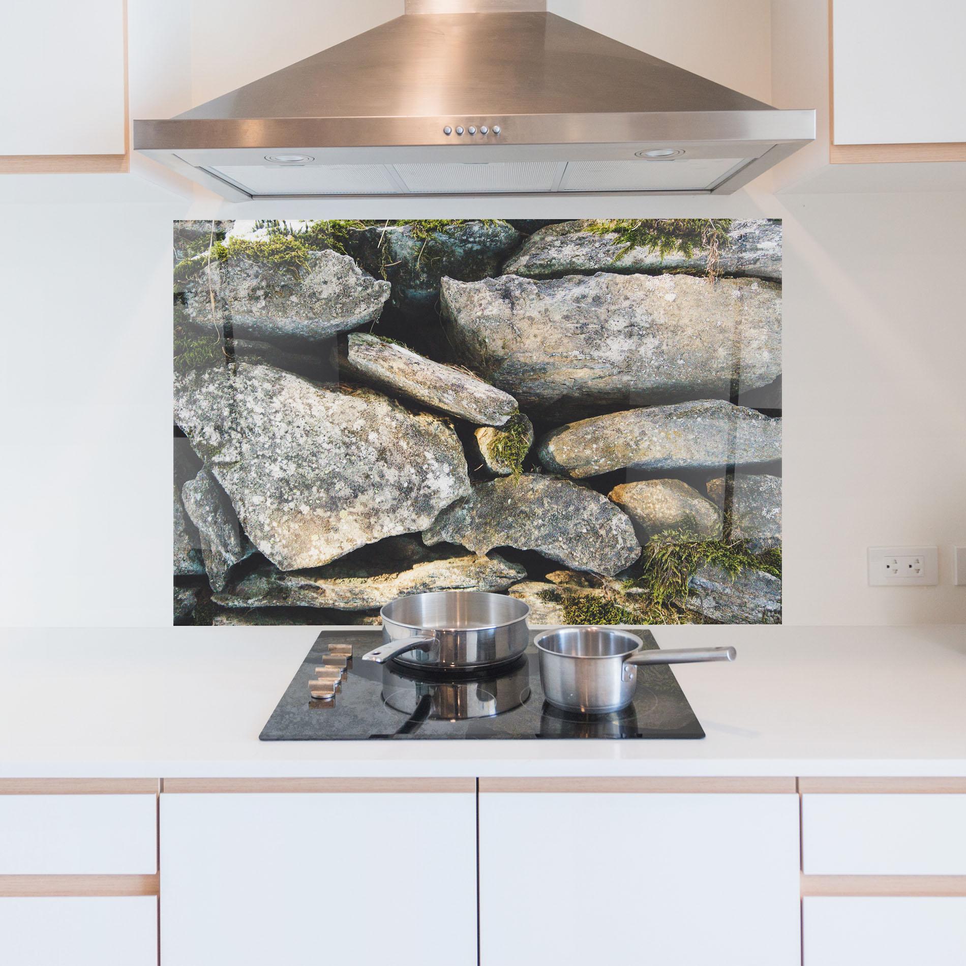 Panou Sticla Bucatarie Stone In Nature mockup 5