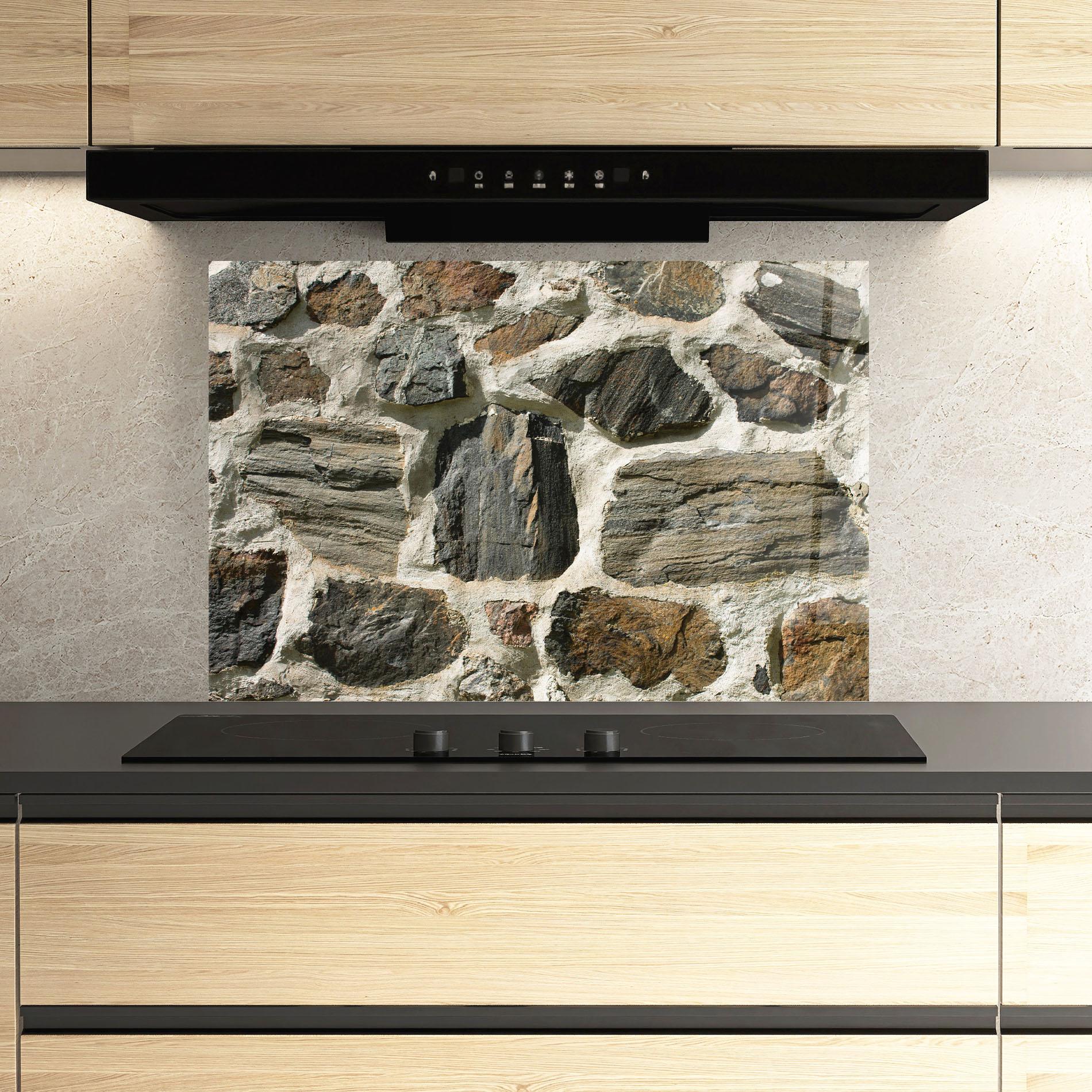 Panou Sticla Bucatarie Ambiental Stones mockup 3