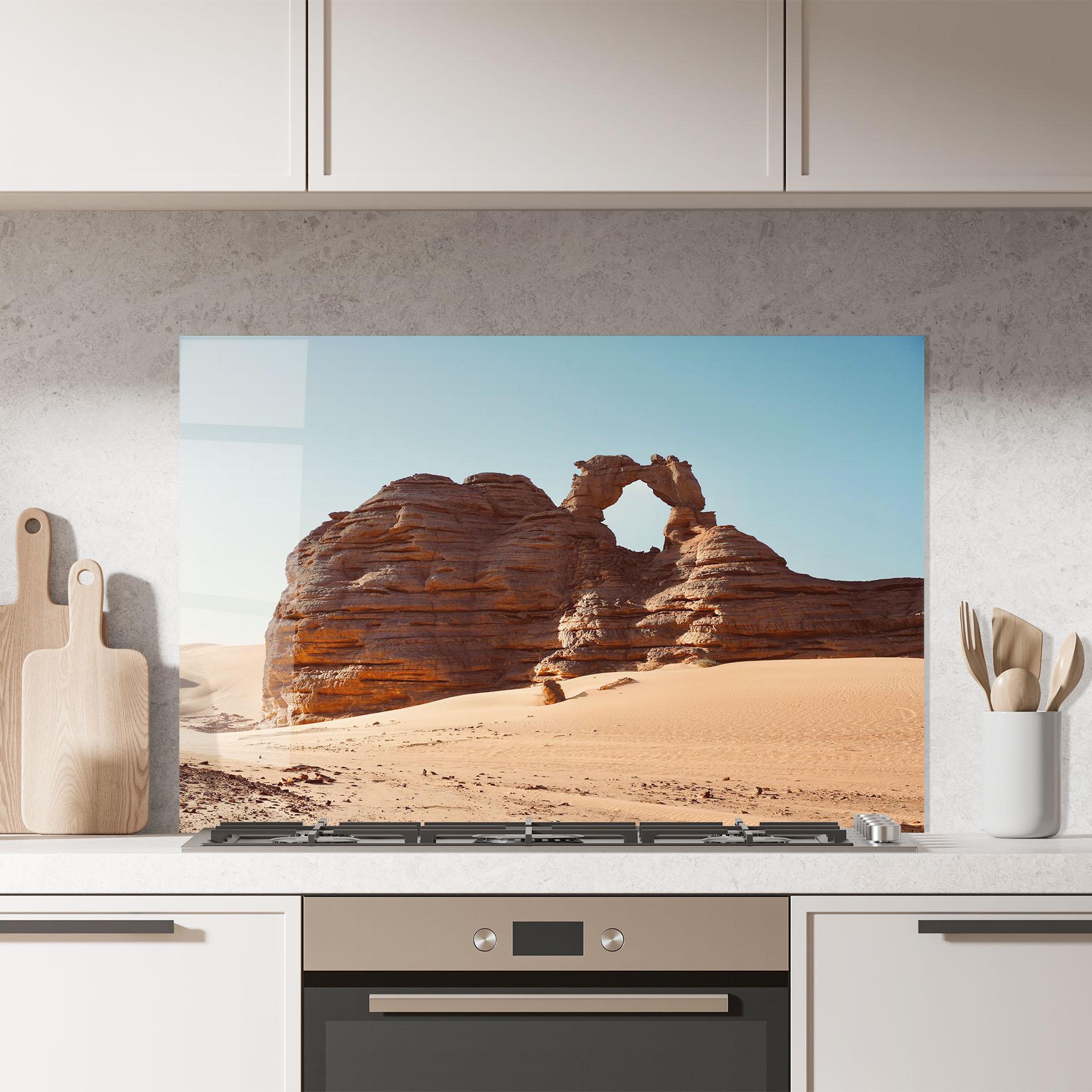 Panou Sticla Bucatarie Arcade In Desert 2 mockup 7