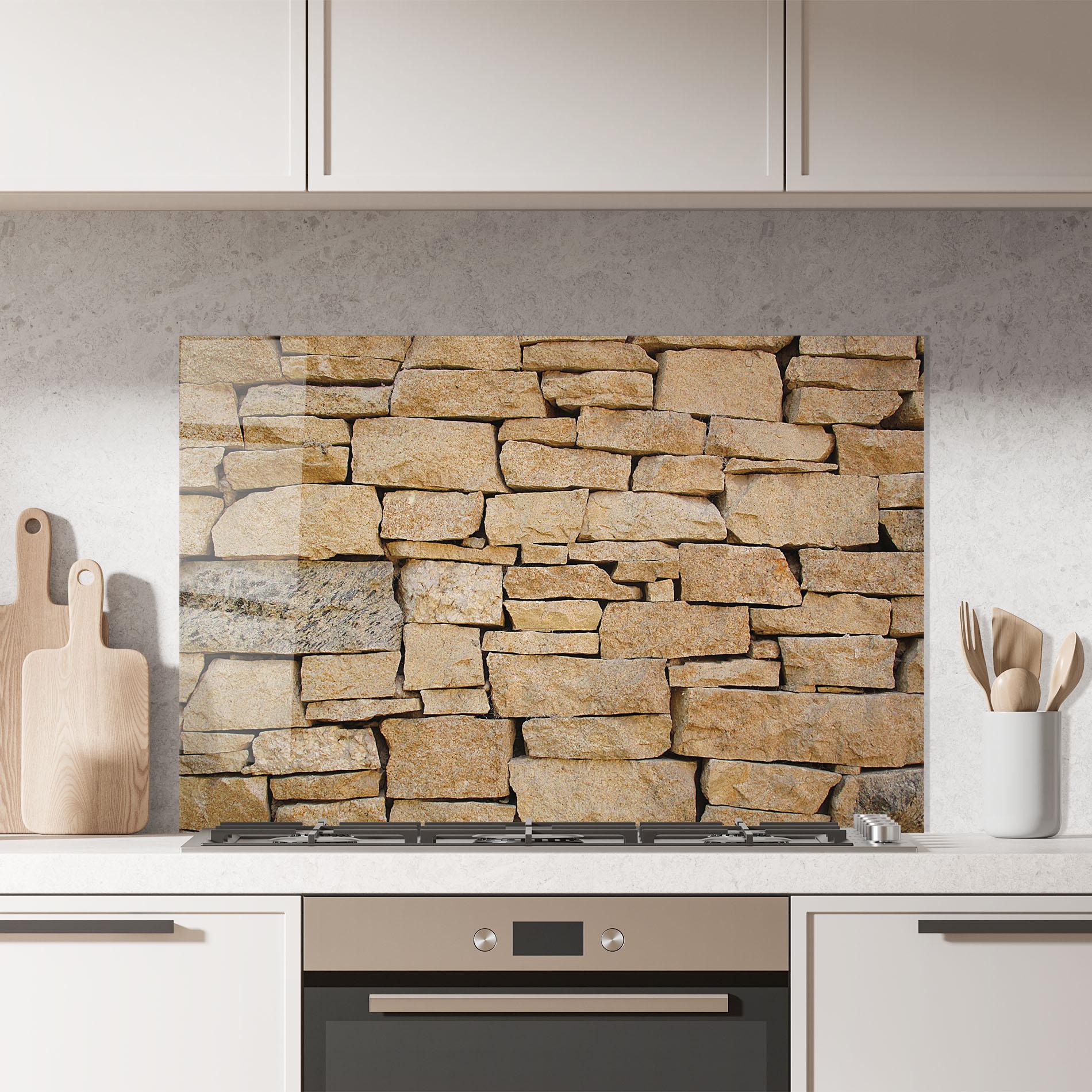 Panou Sticla Bucatarie Desert Stones mockup 7