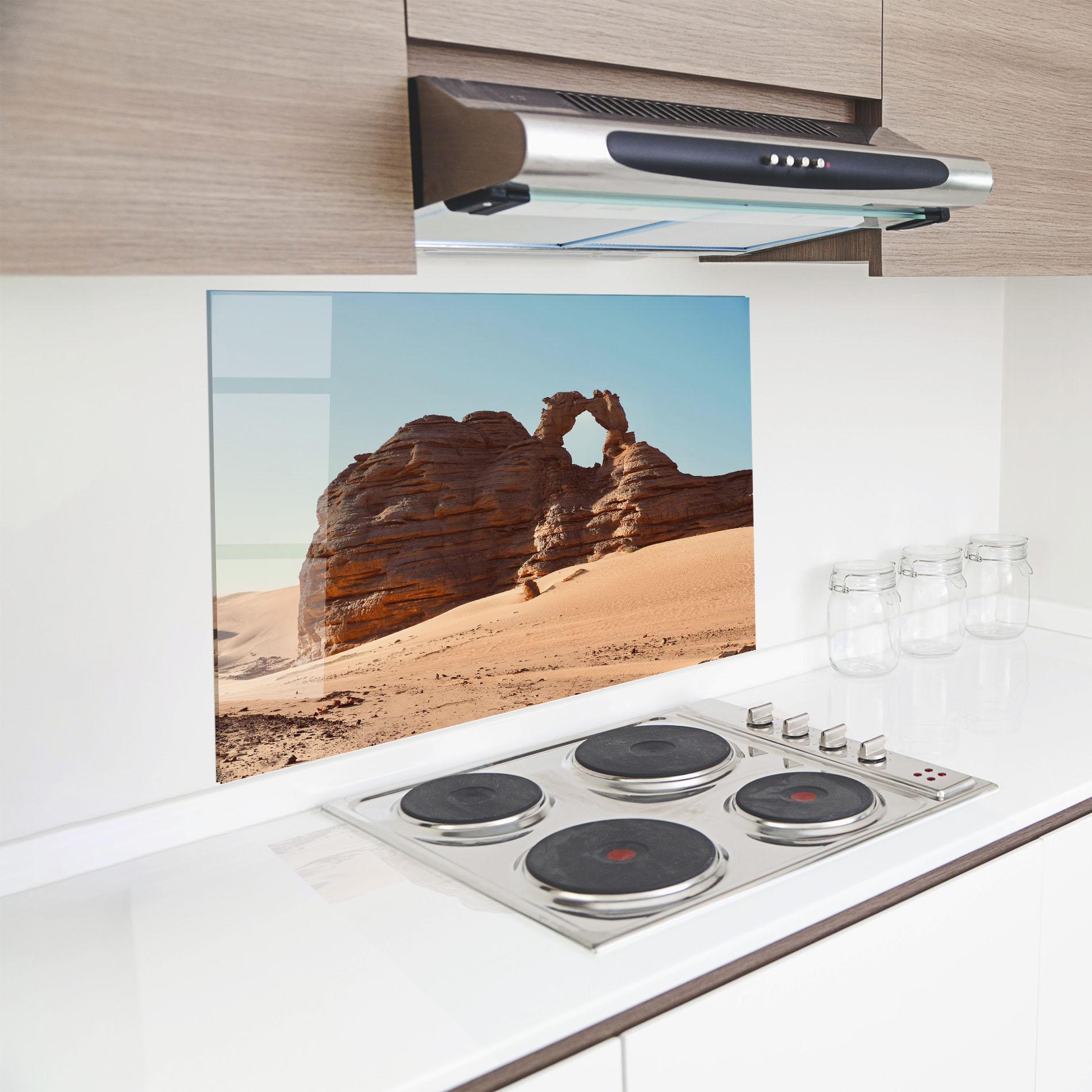 Panou Sticla Bucatarie Arcade In Desert 2 mockup 8