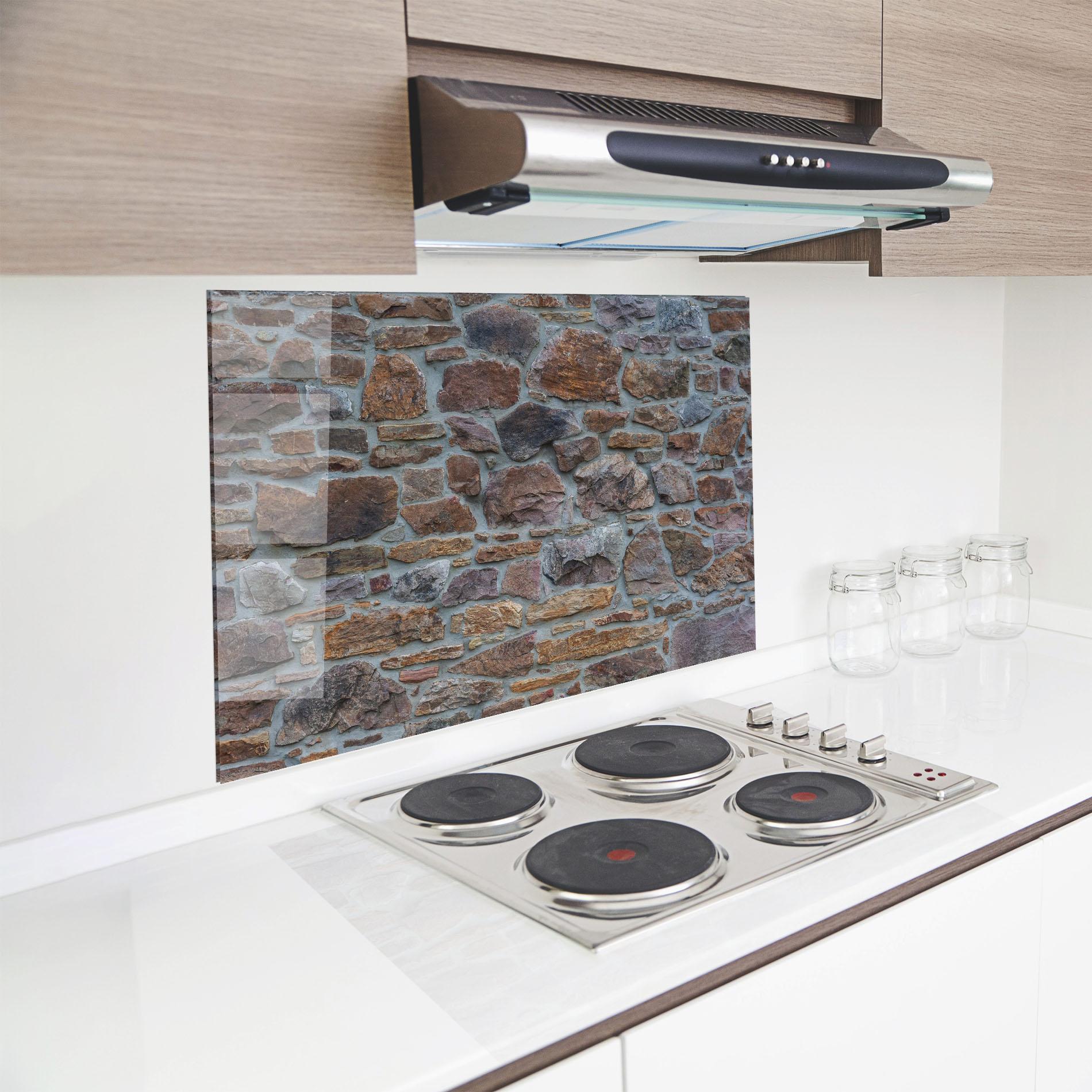 Panou Sticla Bucatarie Colorul Stones mockup 8