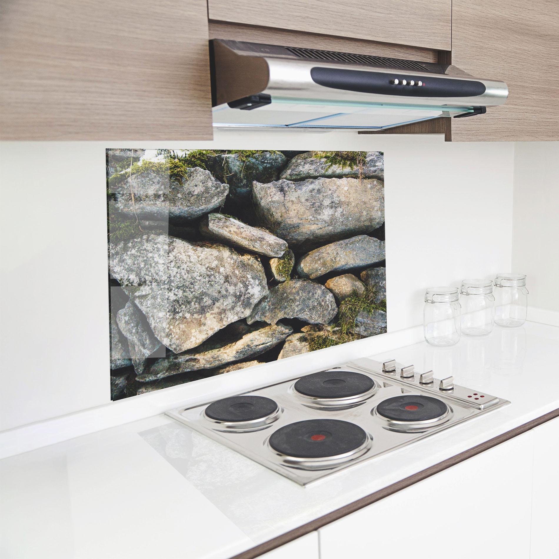 Panou Sticla Bucatarie Stone In Nature mockup 8