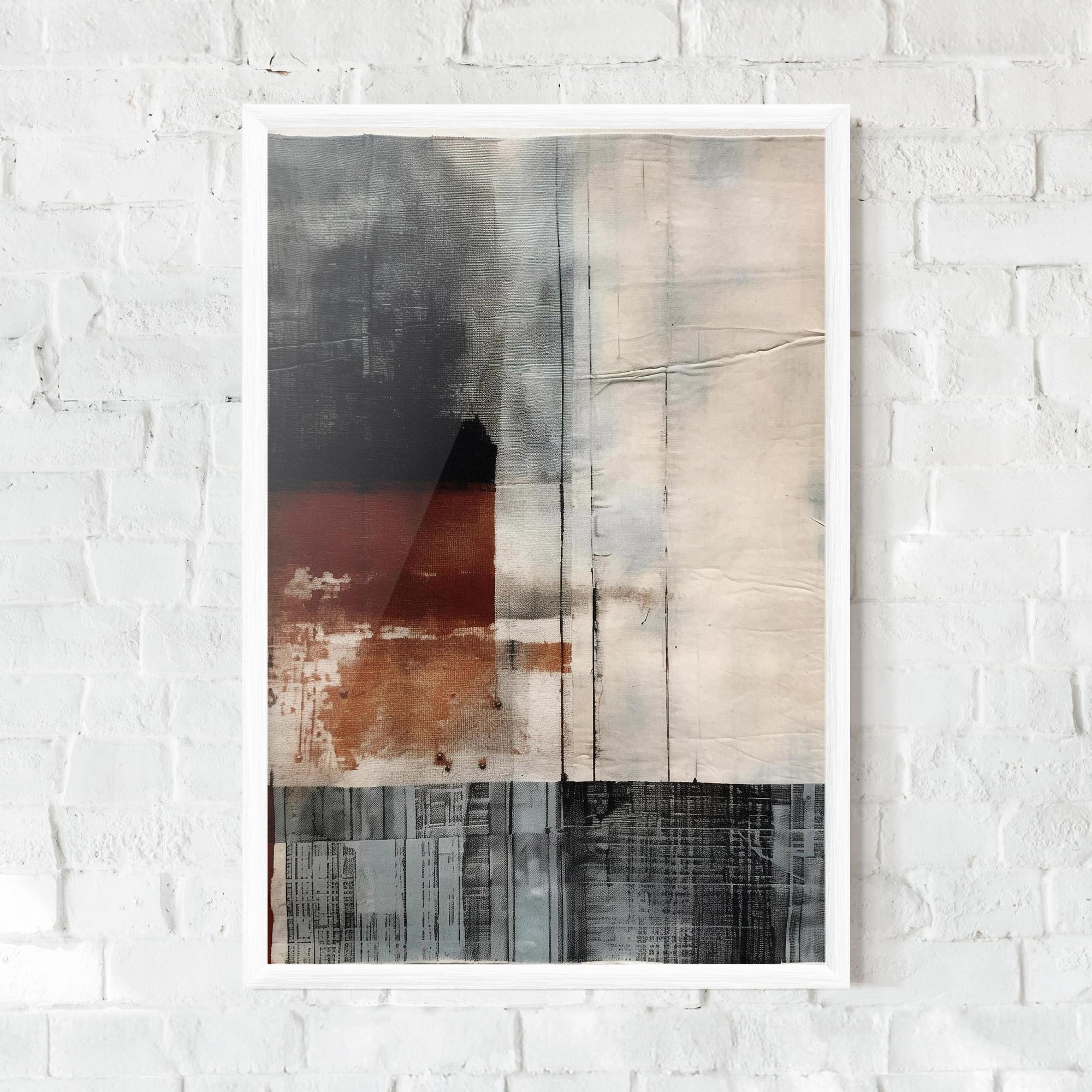 Poster Înrămat Abstract Painting mockup 0