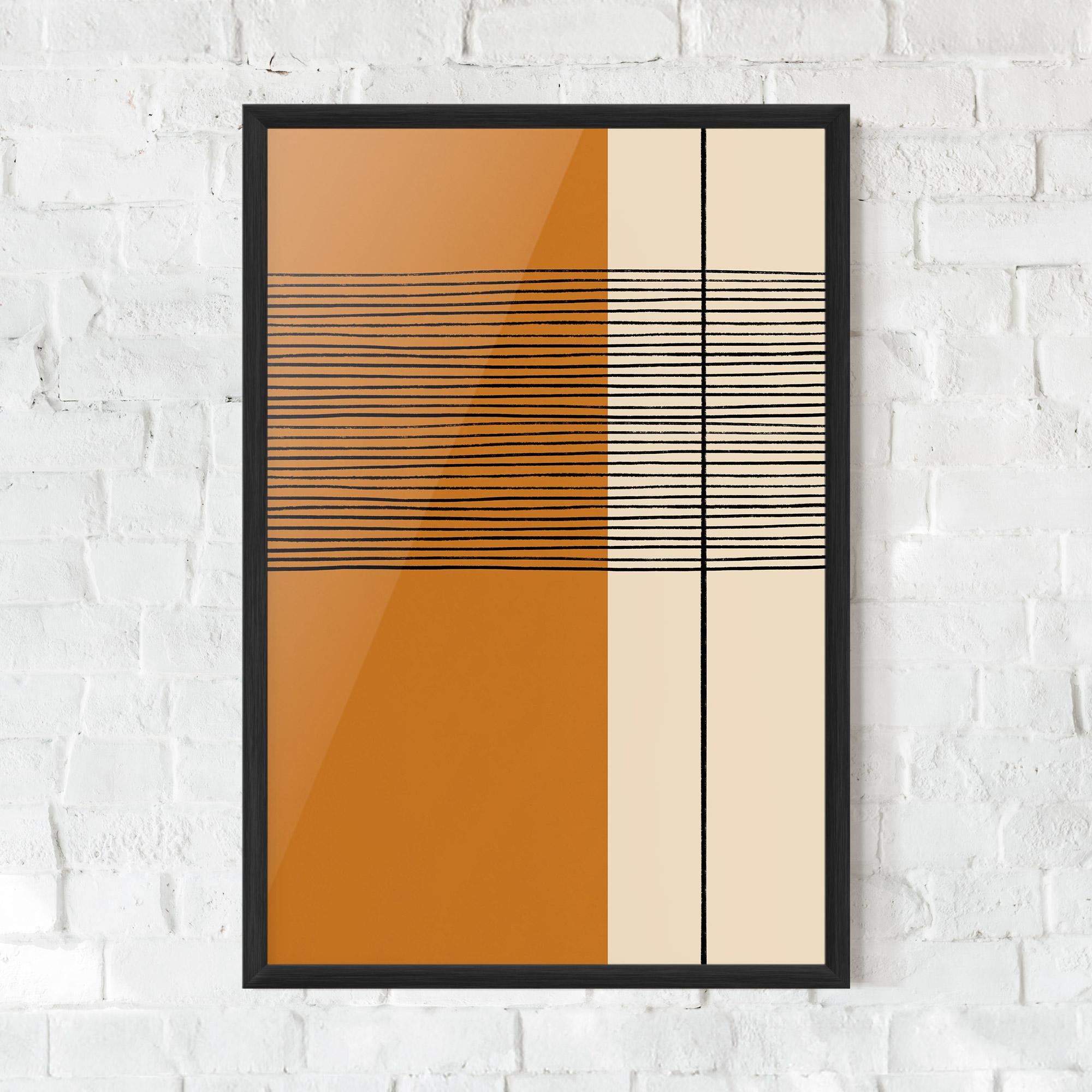 Poster Înrămat Scandinavian Painting mockup 0