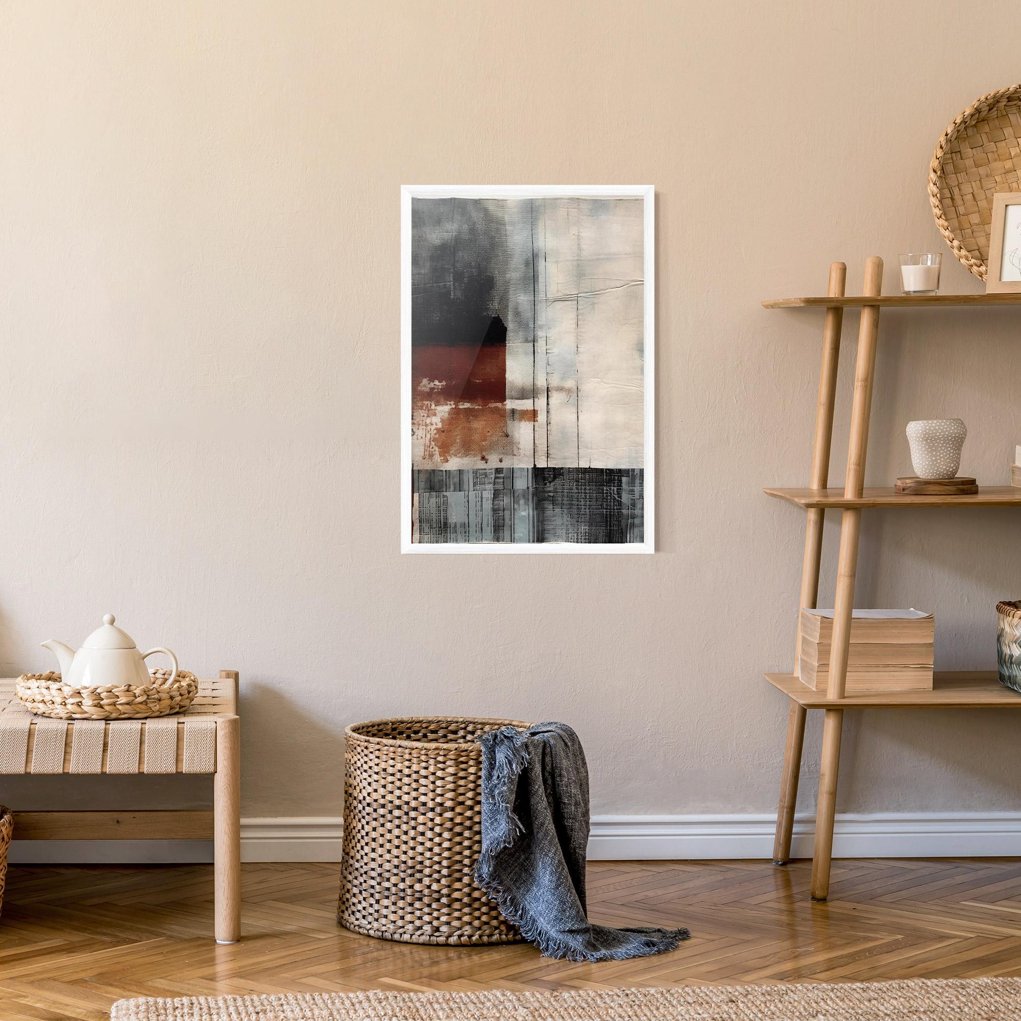 Poster Înrămat Abstract Painting mockup 9