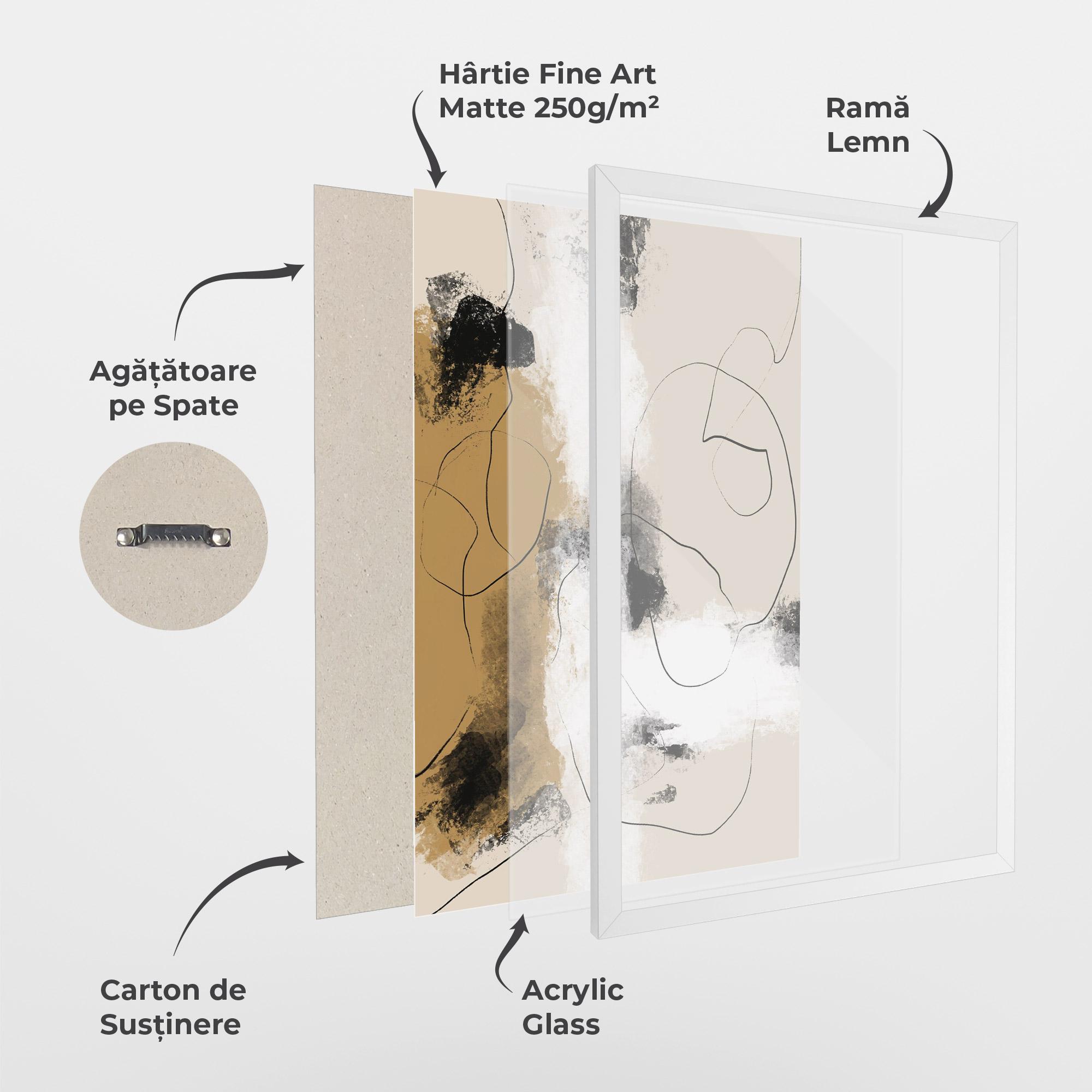 Poster Înrămat Unique Acrylic Paintings mockup 1