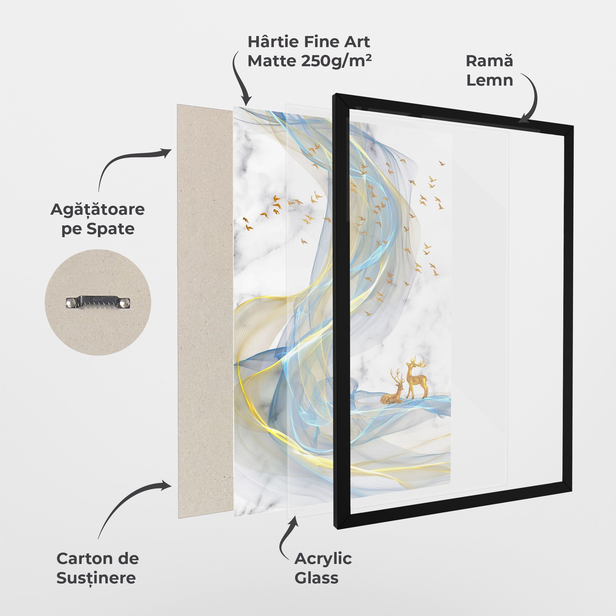 Abstract Golden Landscape 2 mockup 1