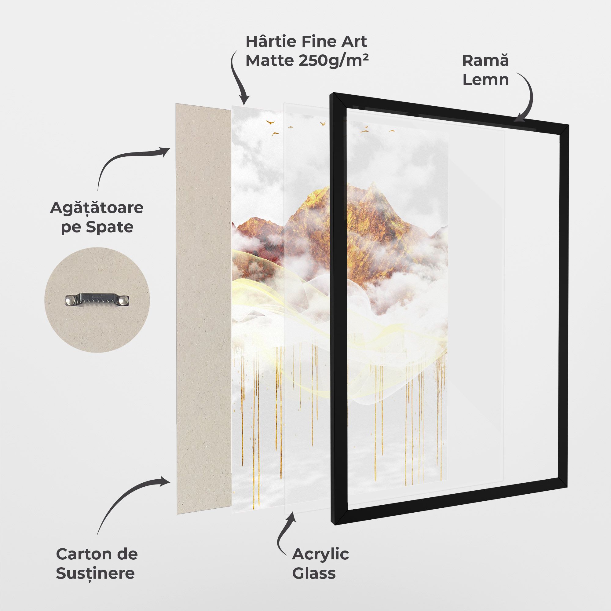 Abstract Golden Landscape 3 mockup 1