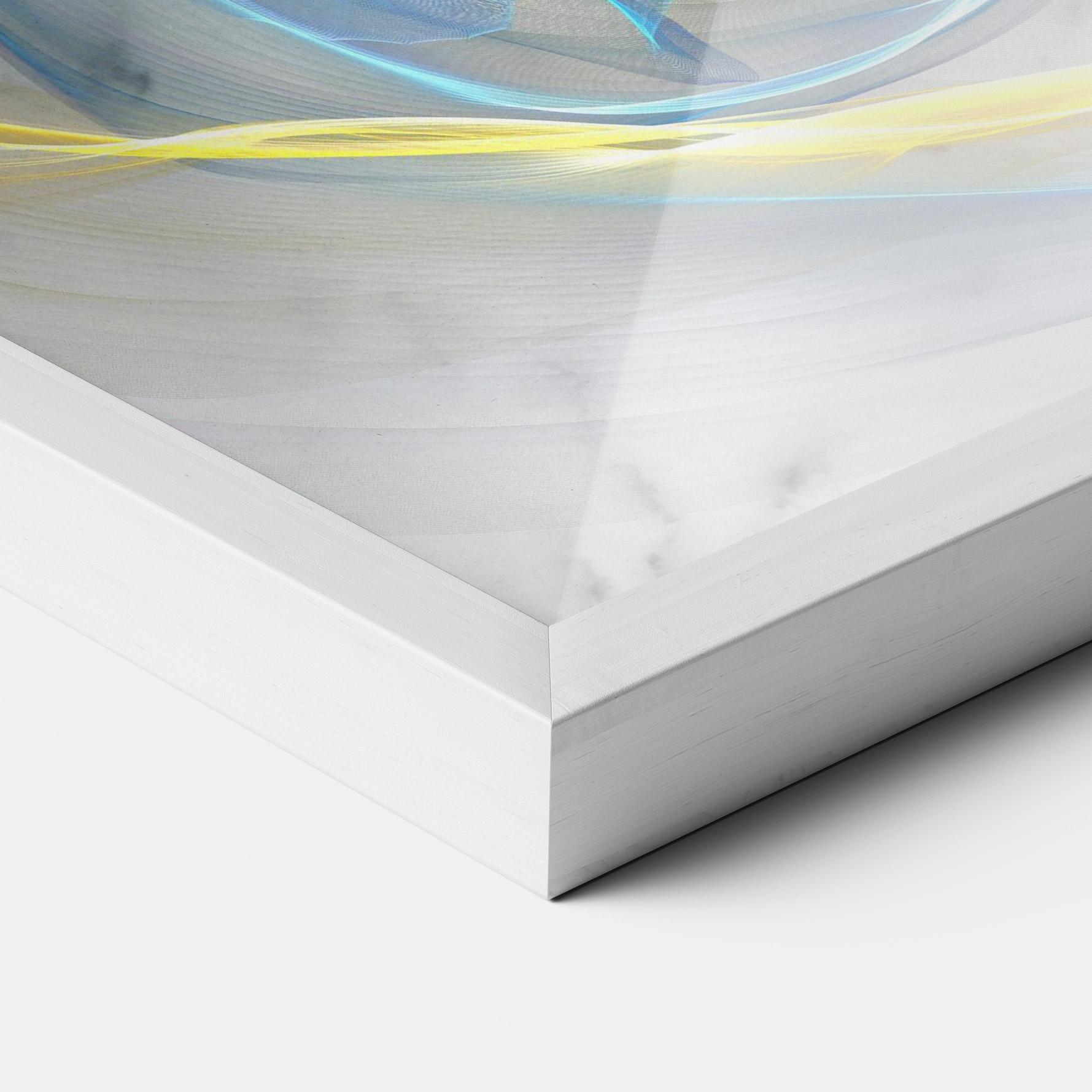 Poster Înrămat Abstract Golden Landscape 2 mockup 3