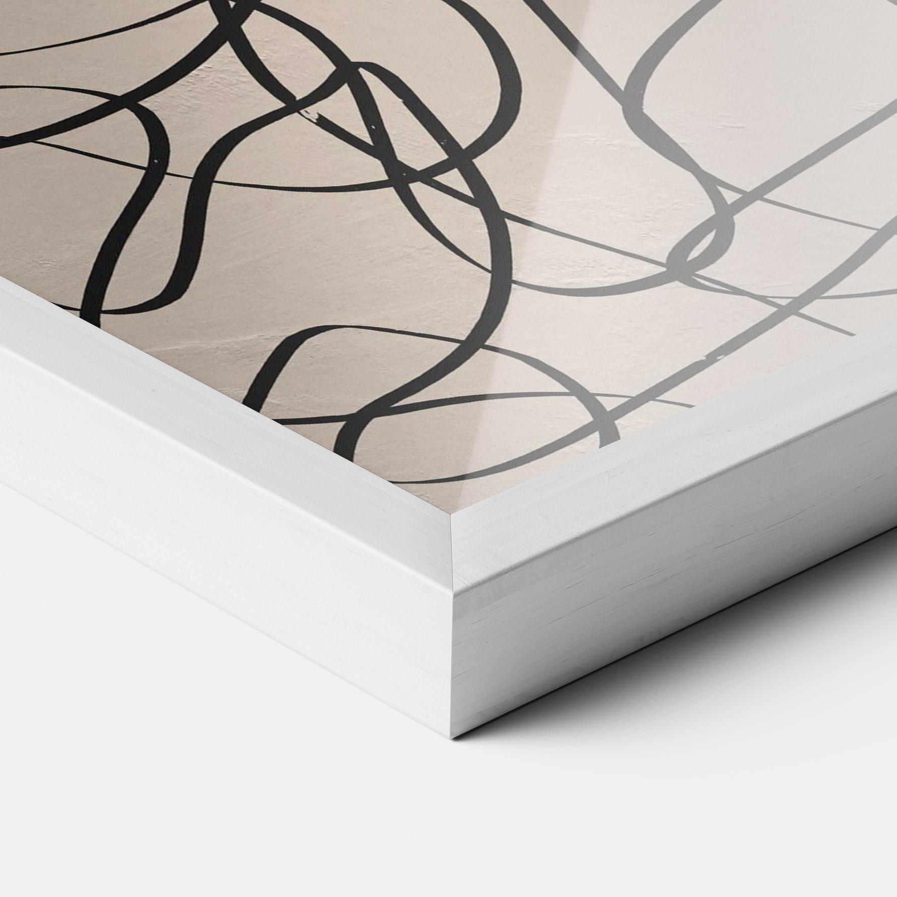 Poster Înrămat Hand Painted Pattern mockup 3