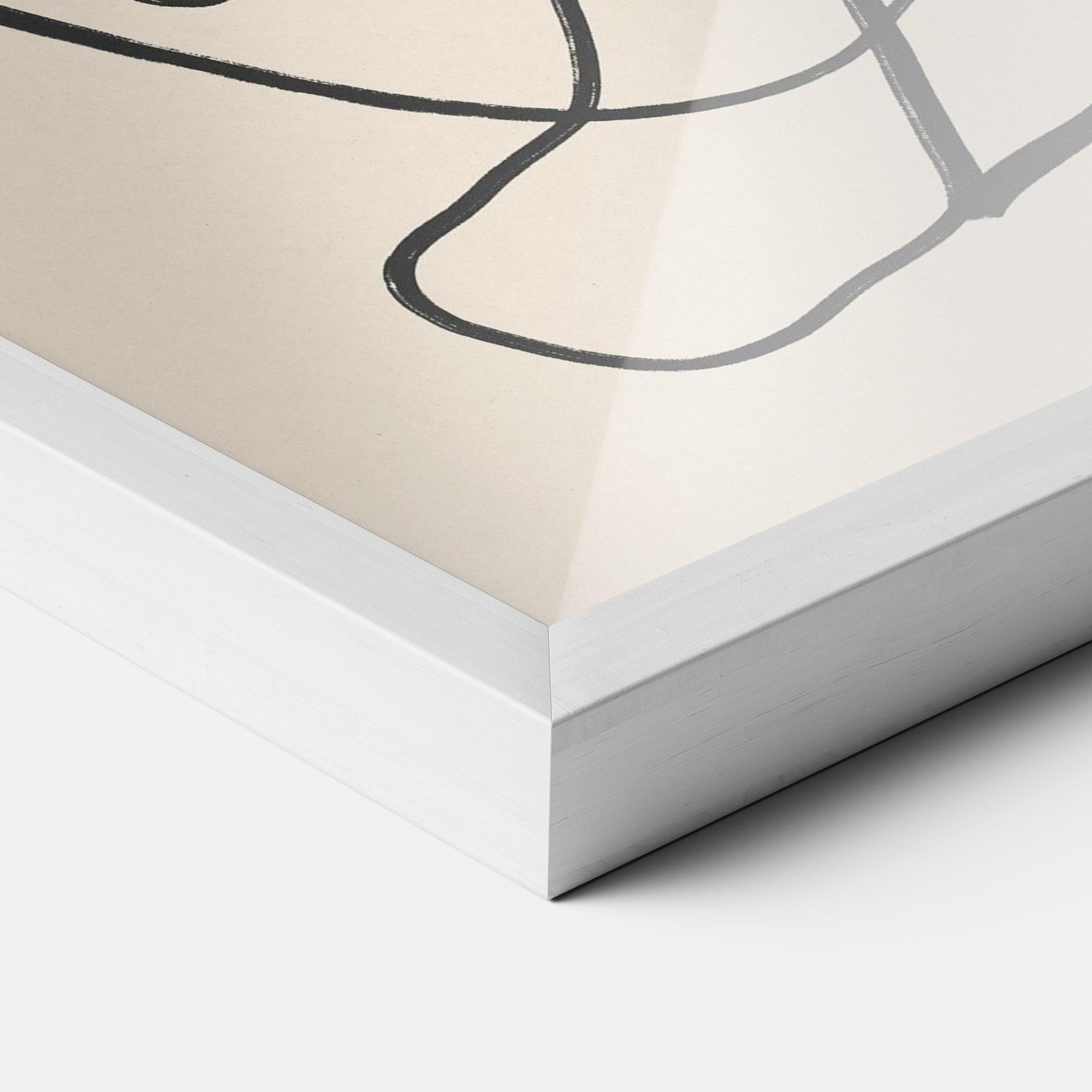 Poster Înrămat Handdrawn Lines mockup 3