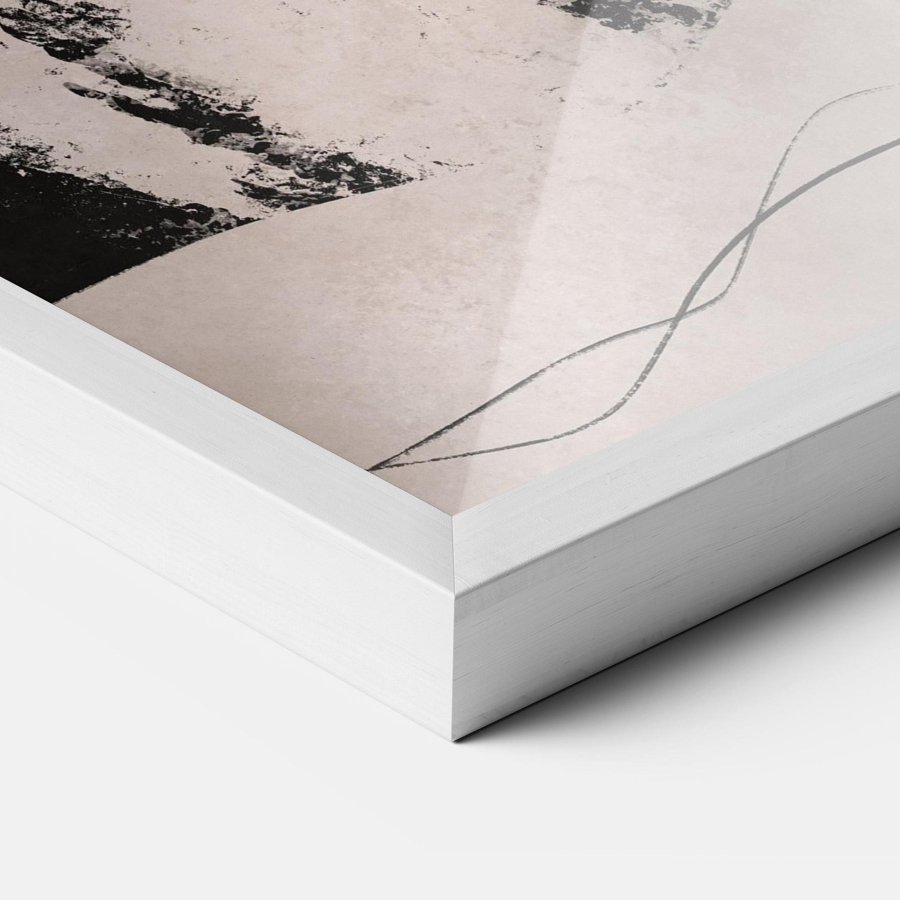 Poster Înrămat Modern Brushstrokes mockup 3