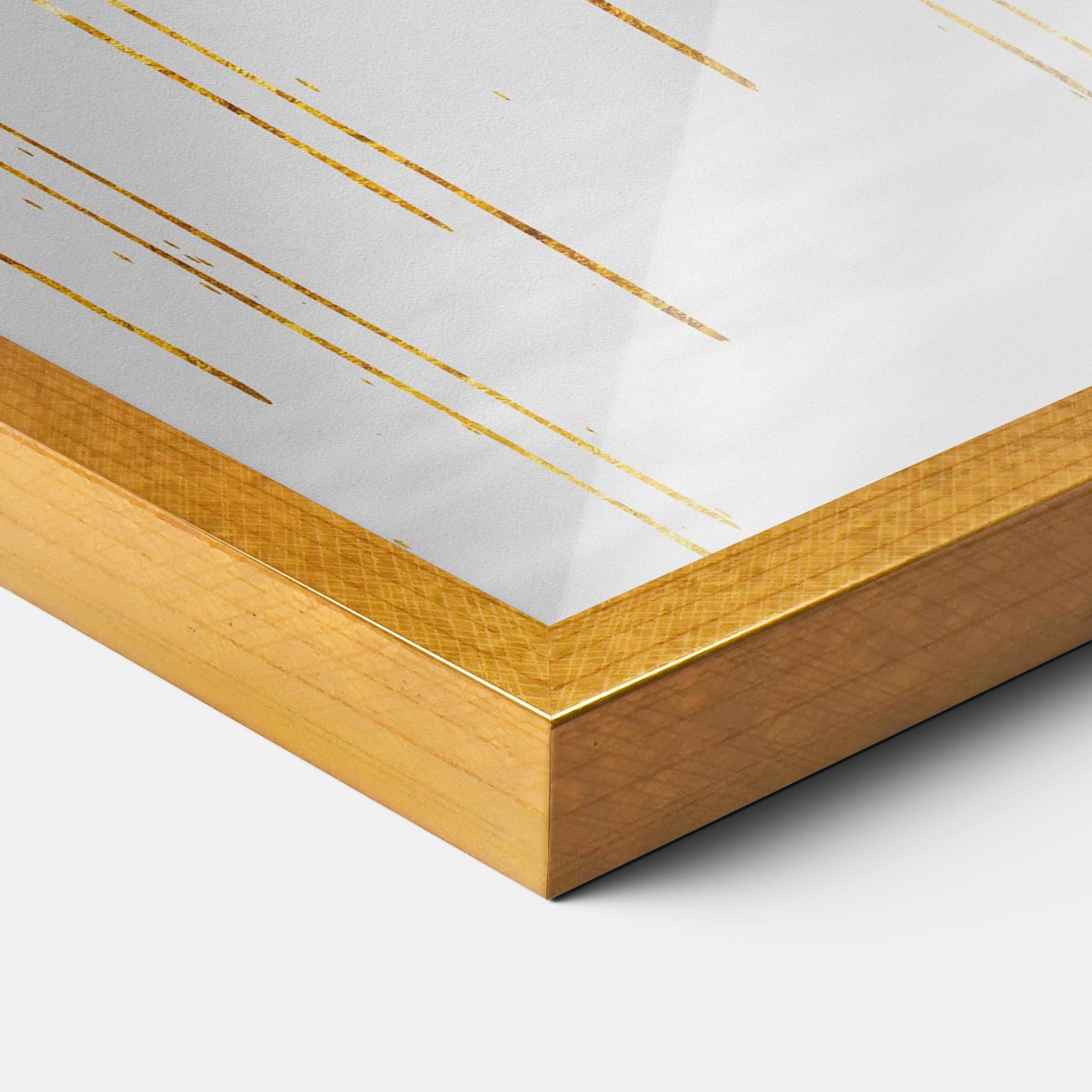 Poster Înrămat Abstract Golden Landscape 3 mockup 3