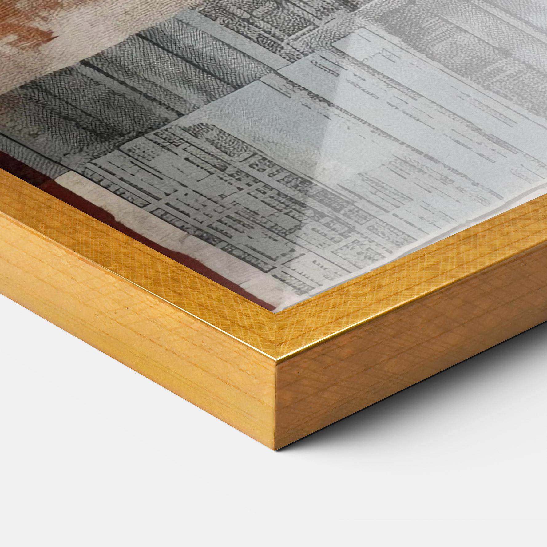 Poster Înrămat Abstract Painting mockup 3