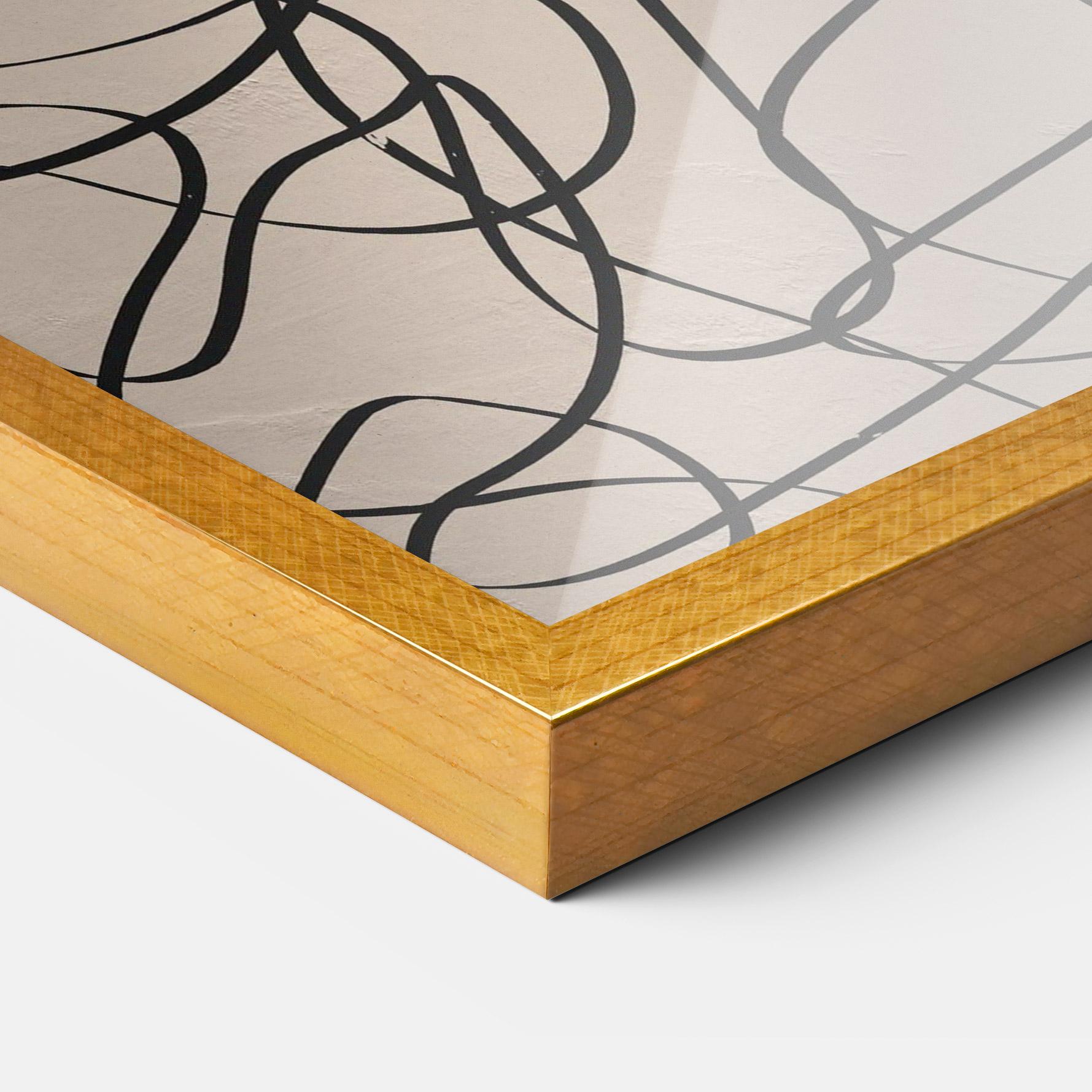 Poster Înrămat Hand Painted Pattern mockup 3