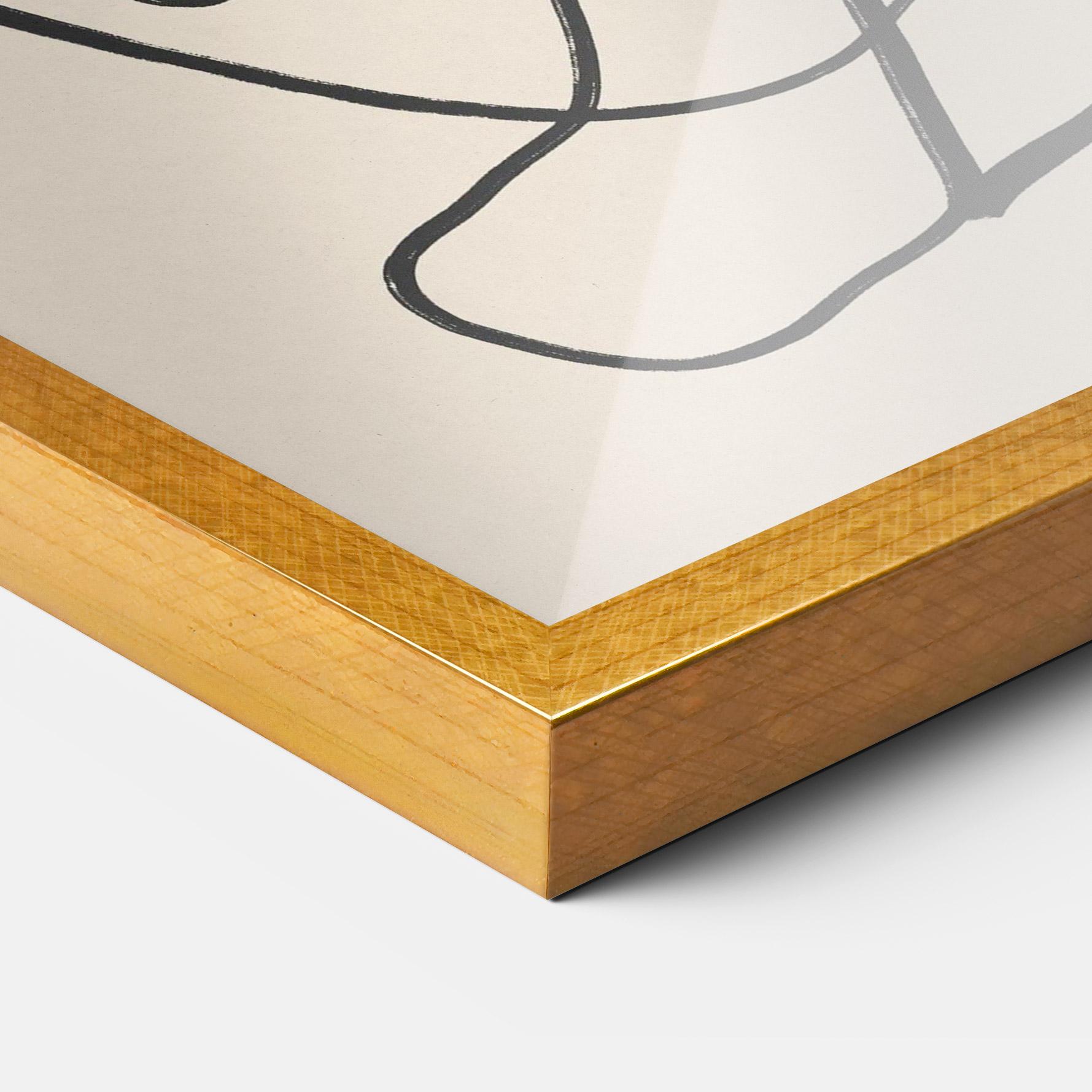 Poster Înrămat Handdrawn Lines mockup 3