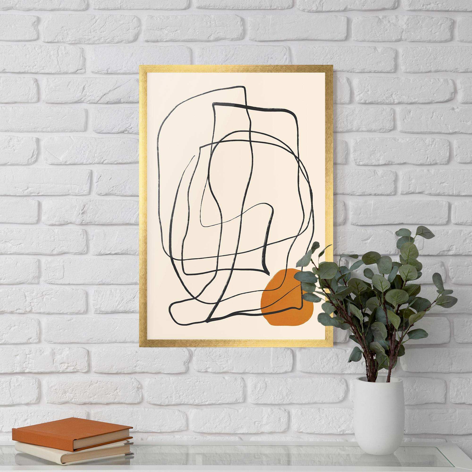 Poster Înrămat Handdrawn Lines mockup 5