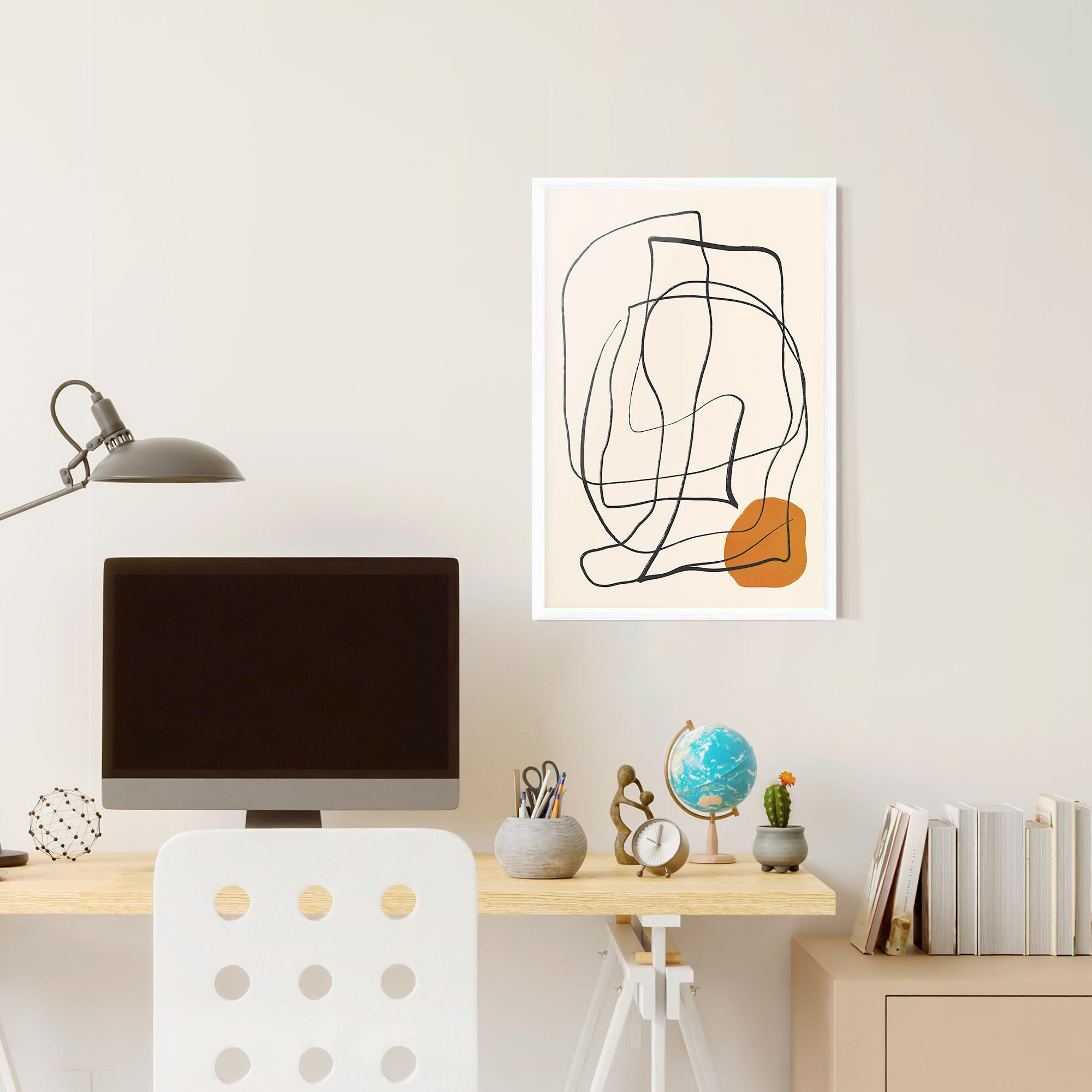 Poster Înrămat Handdrawn Lines mockup 6