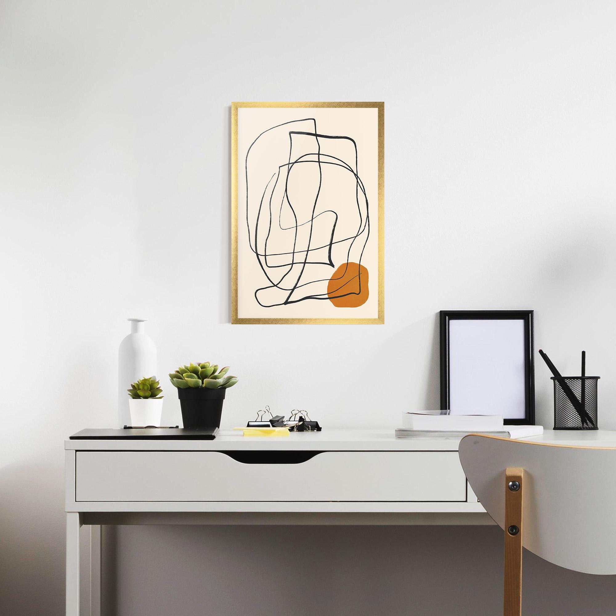 Poster Înrămat Handdrawn Lines mockup 7