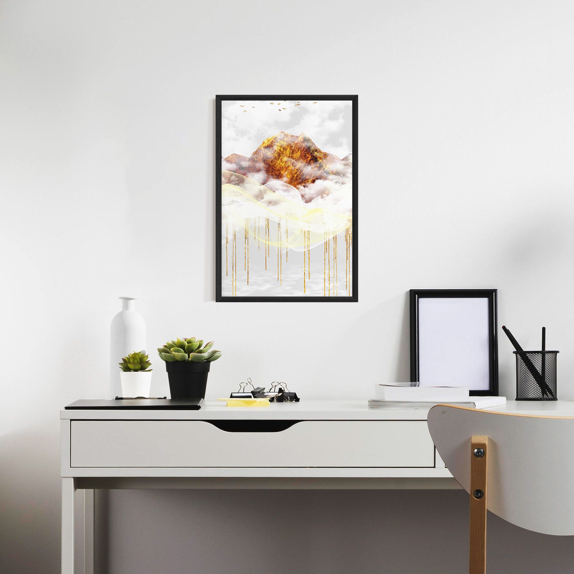 Abstract Golden Landscape 3 mockup 7