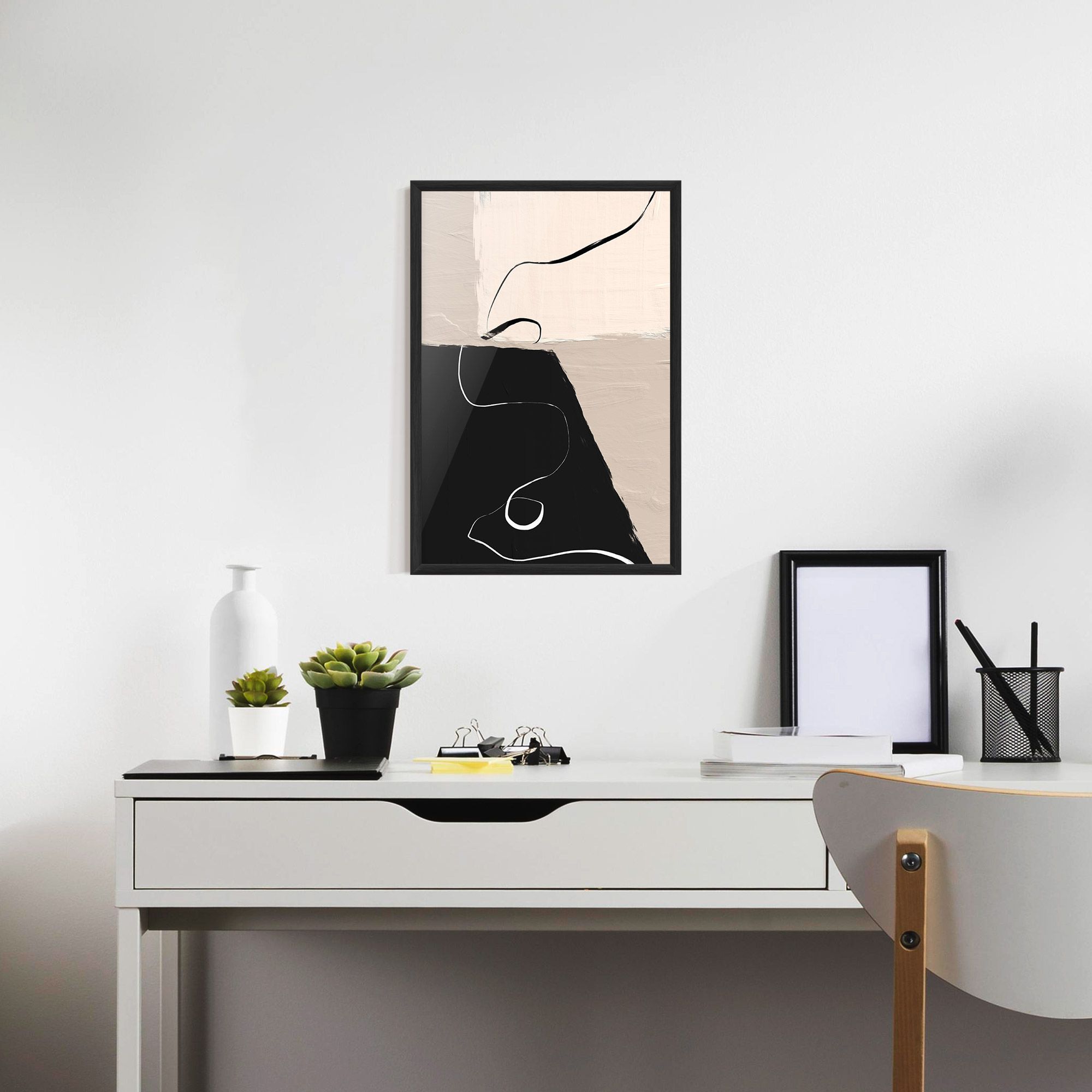 Black Brushstrokes mockup 7