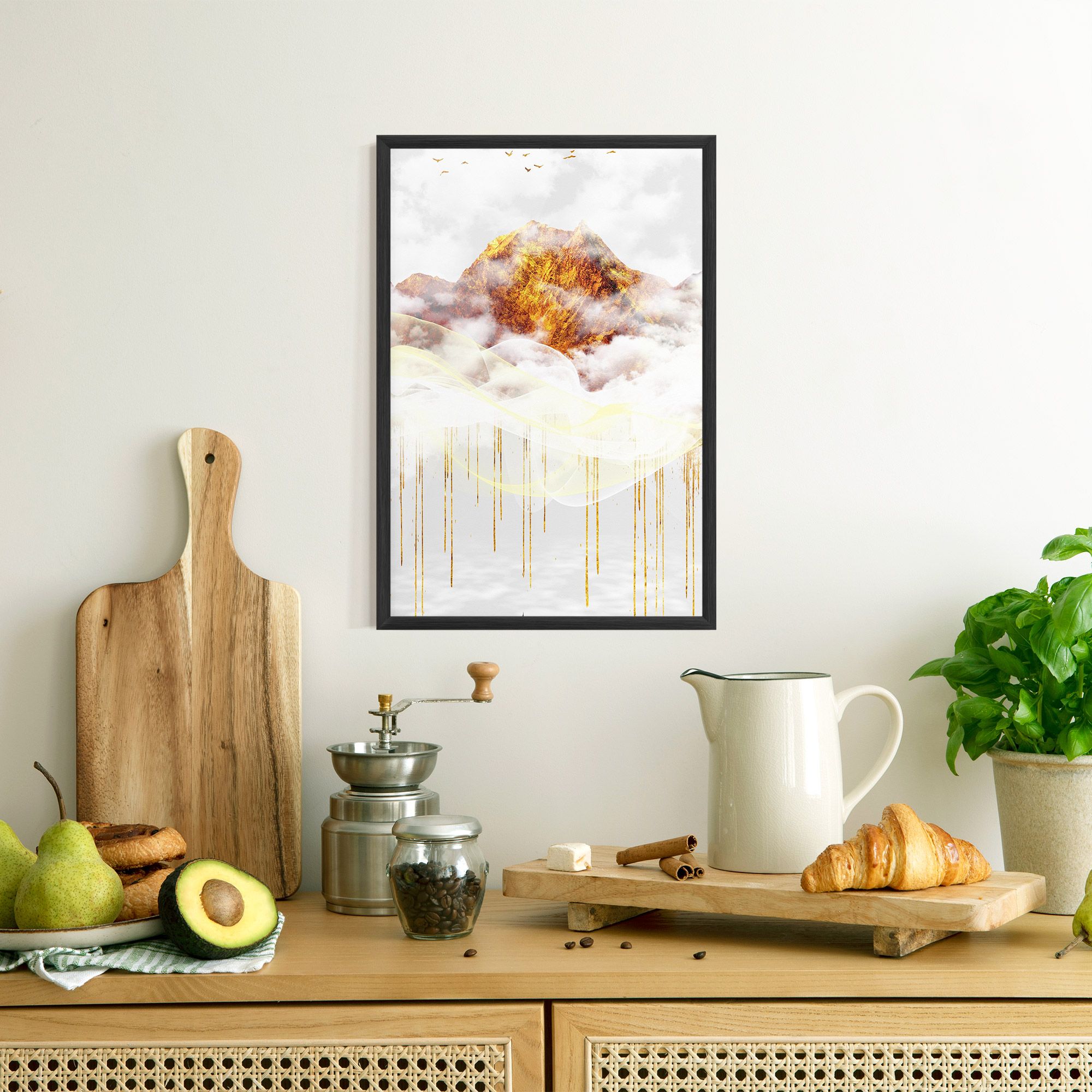 Abstract Golden Landscape 3 mockup 8