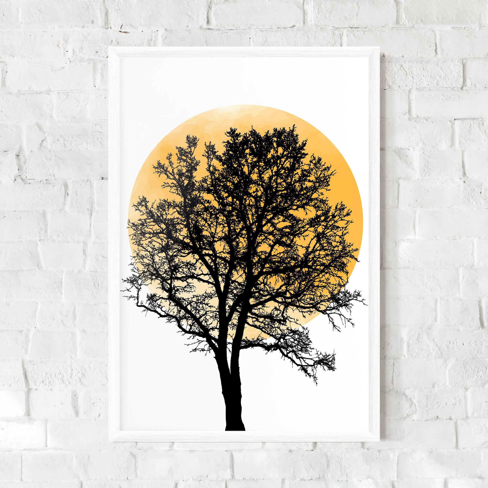 Poster Înrămat Orange Sun 01 mockup 0