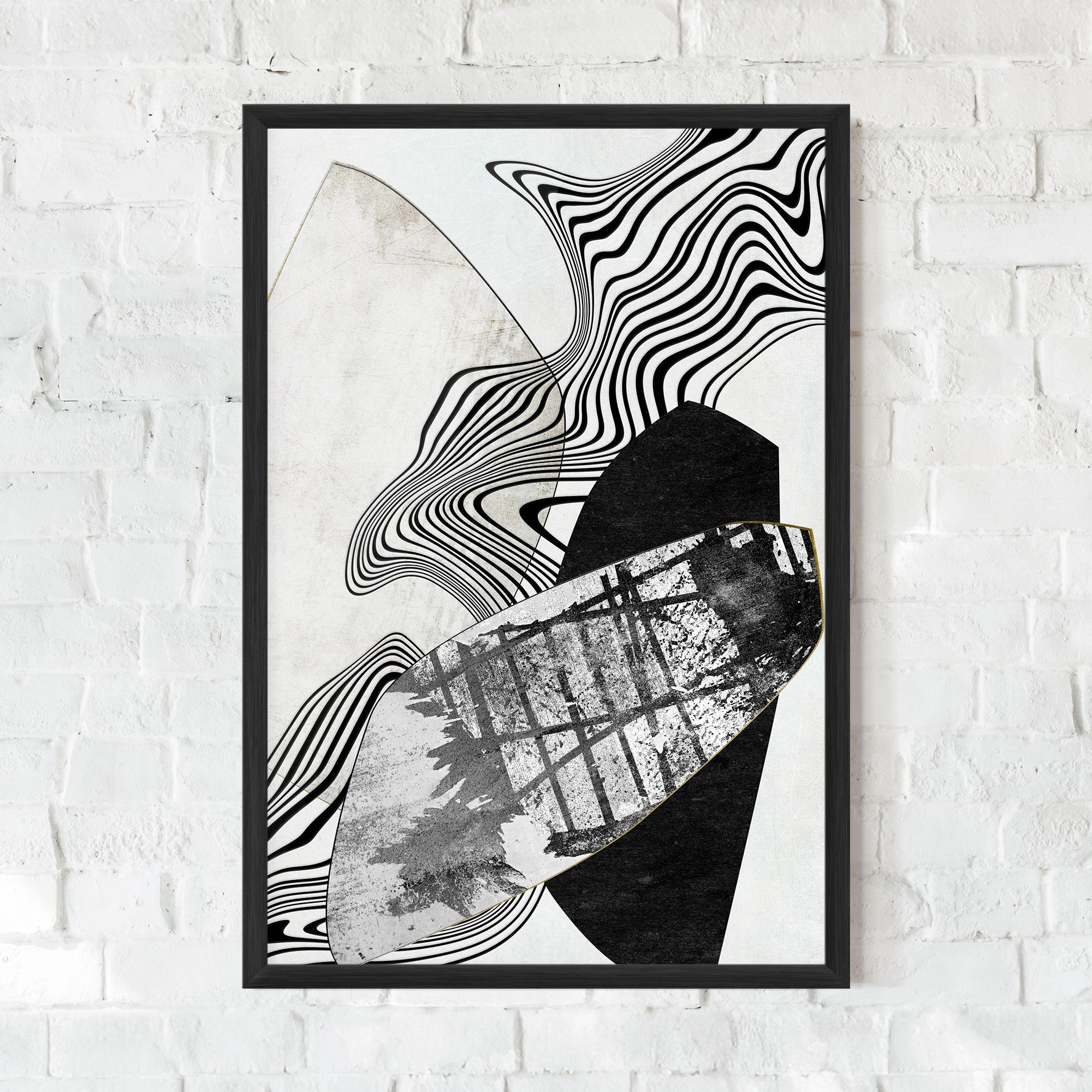 Abstract Black Lines mockup 0