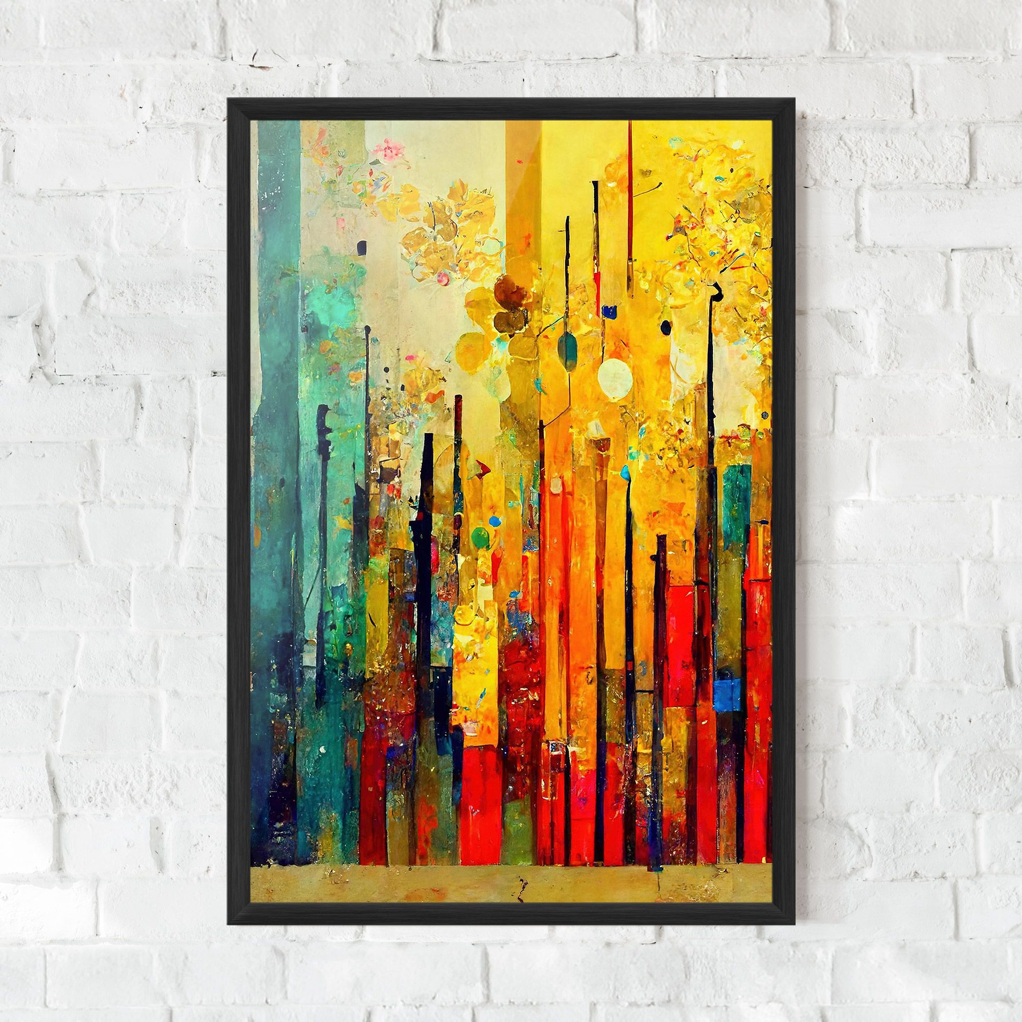 Black Lines On Yellow Light mockup 0