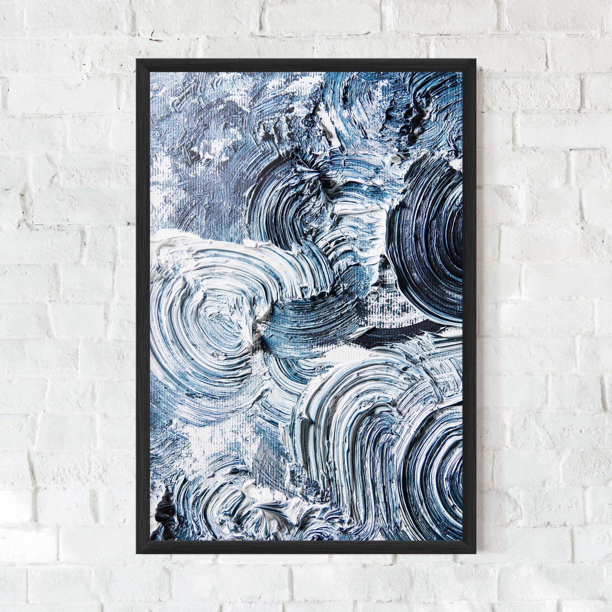 Cream Textured Painting mockup 0