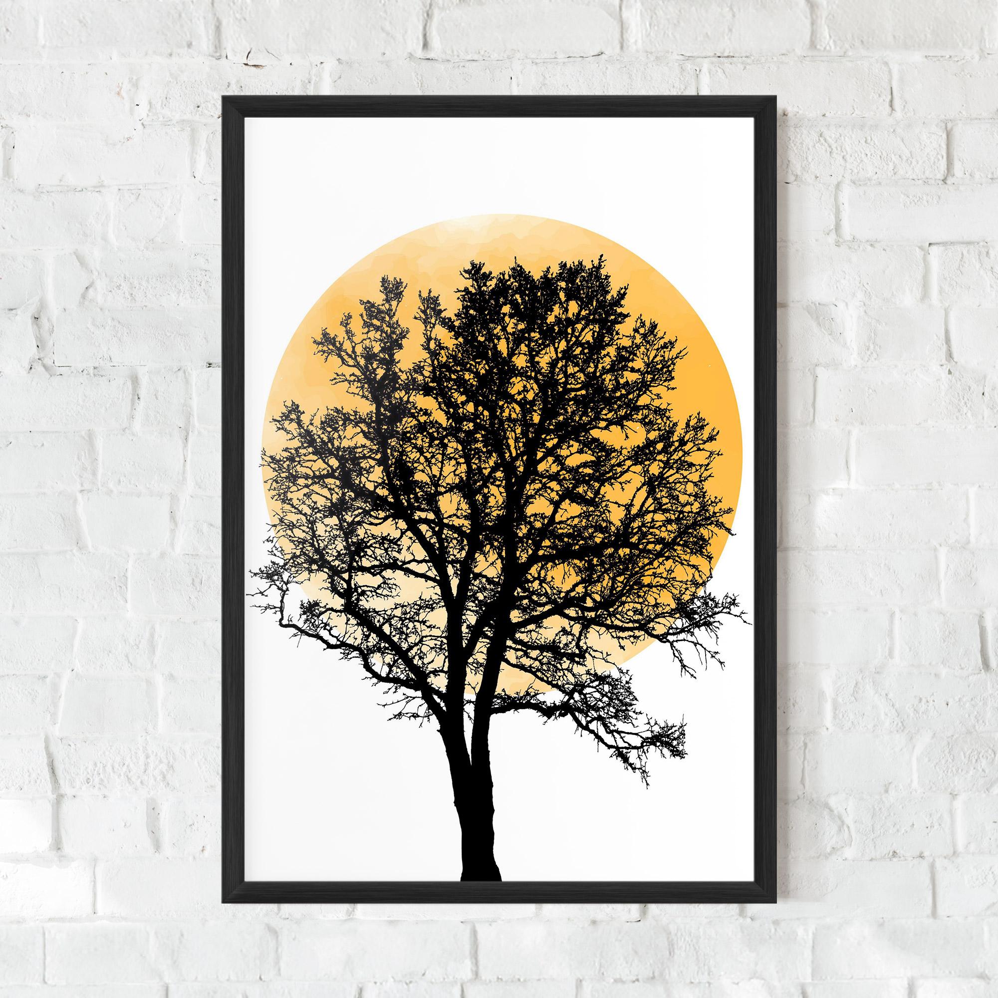 Poster Înrămat Orange Sun 01 mockup 0