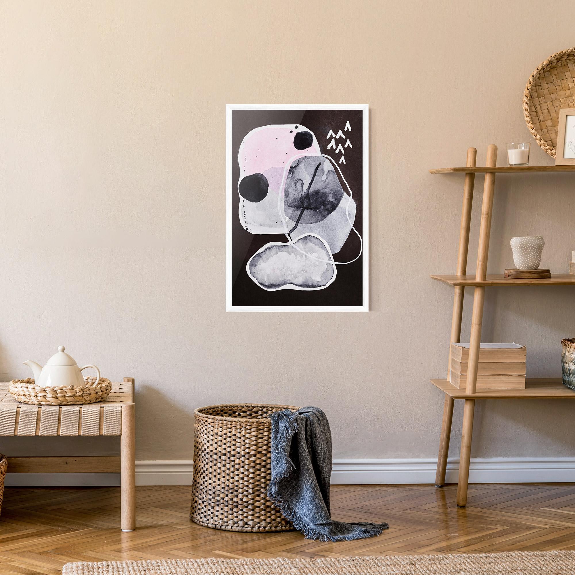 Poster Înrămat Abstract Collage mockup 9