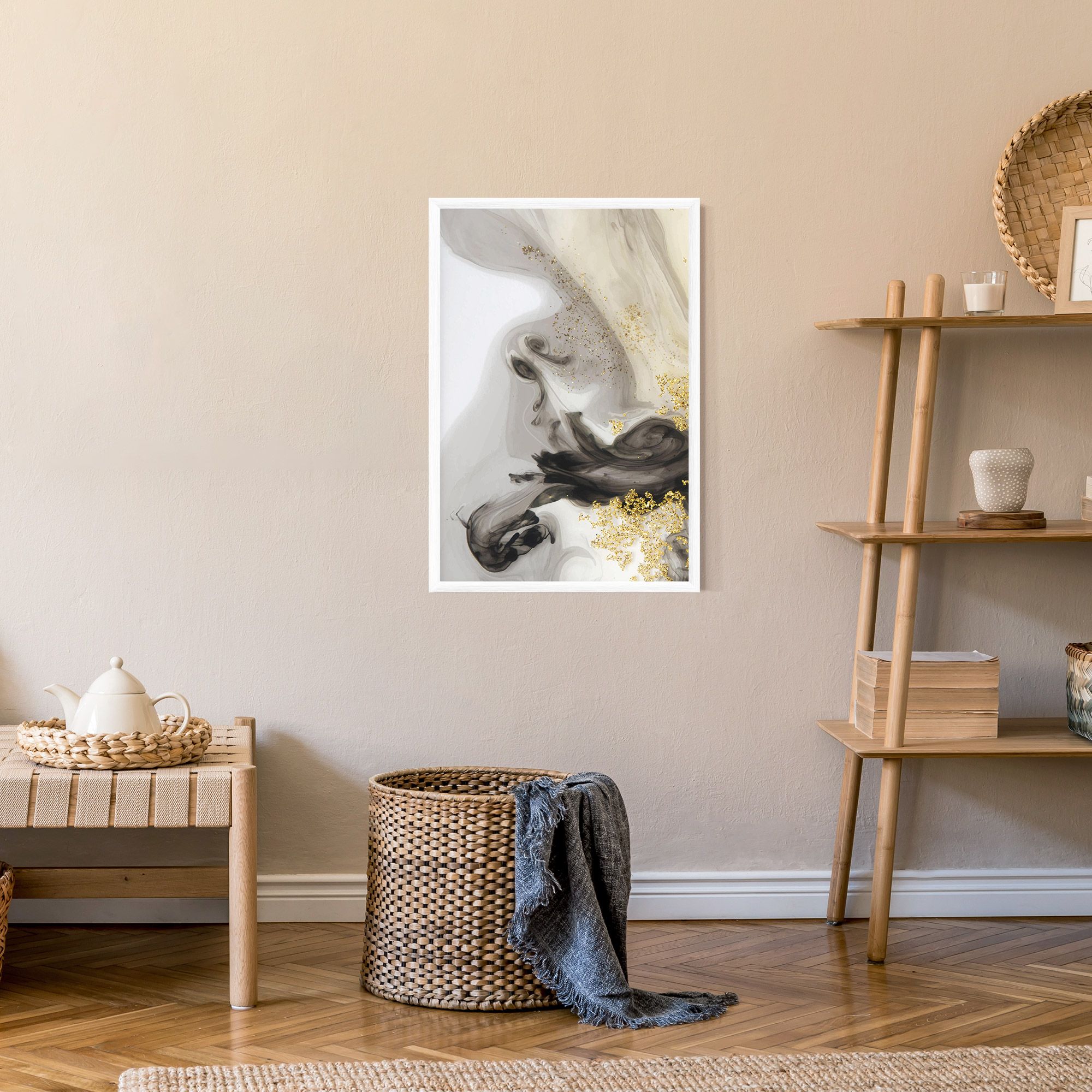 Gold Glitter Watercolor mockup 9