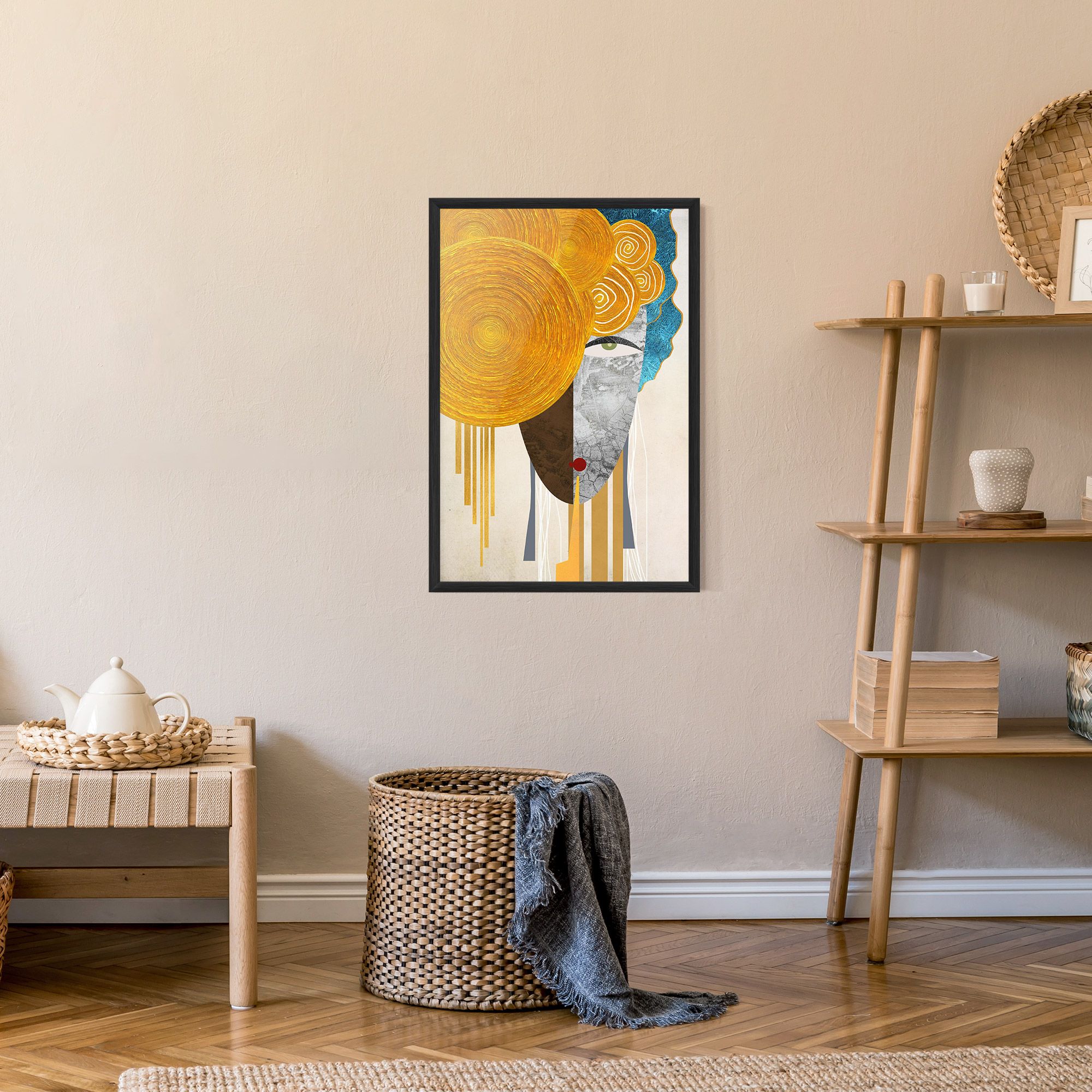 Abstract Grey Face 1 mockup 9