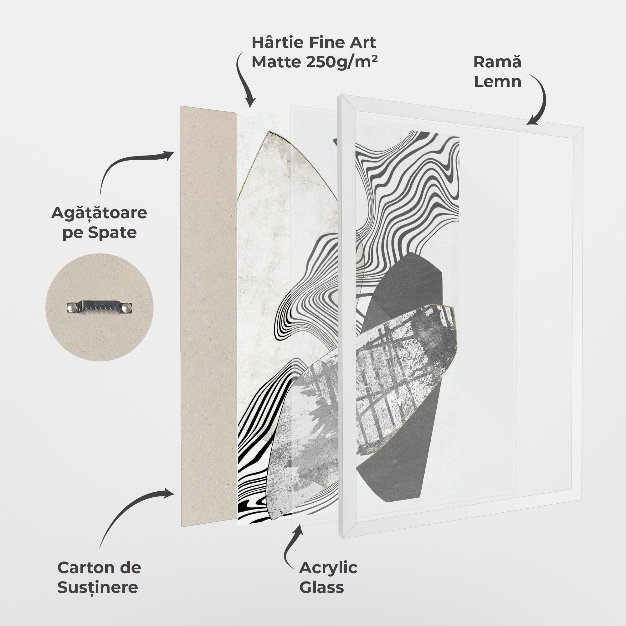 Abstract Black Lines mockup 1