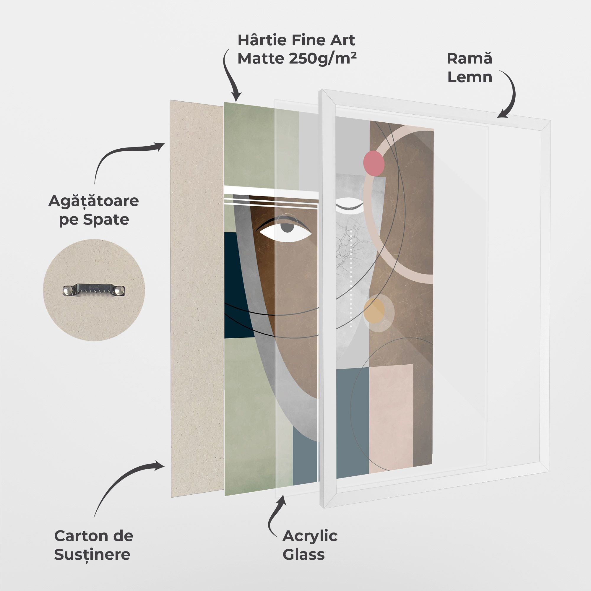 Abstract Brown Face mockup 1