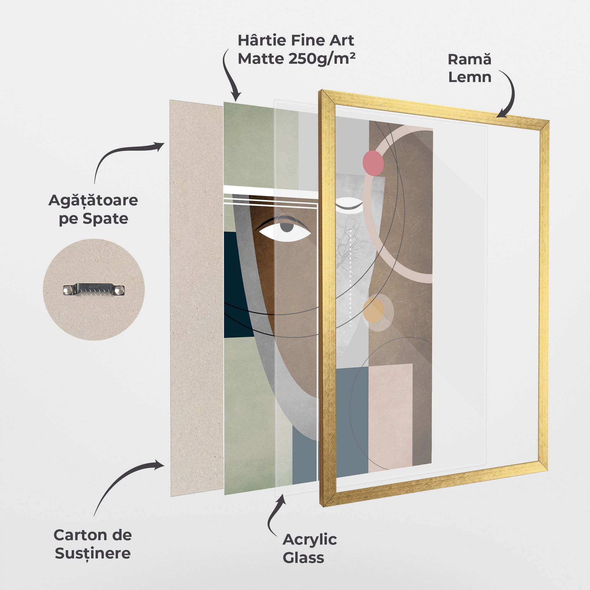 Abstract Brown Face mockup 1