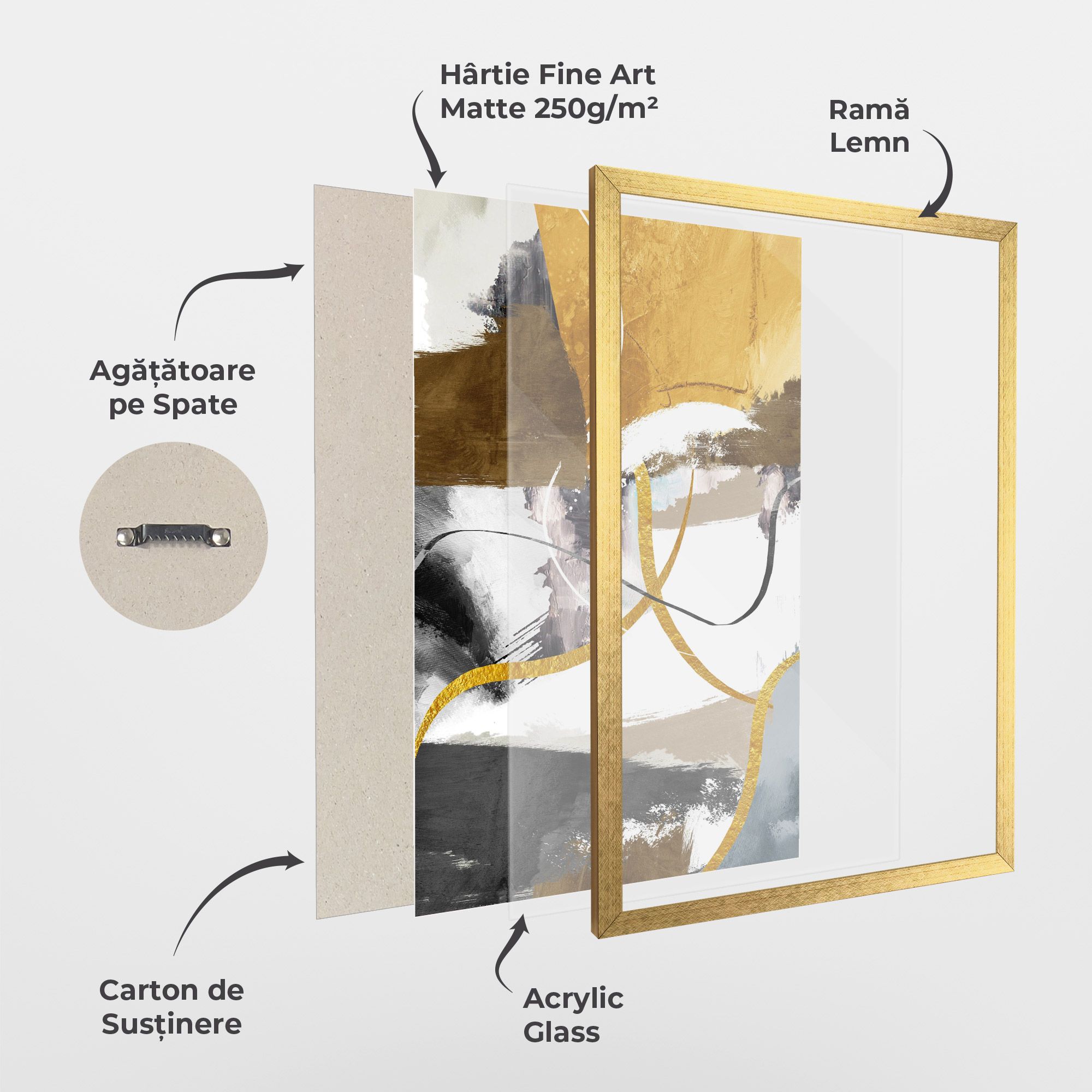 Chaotic Golden Painting mockup 1