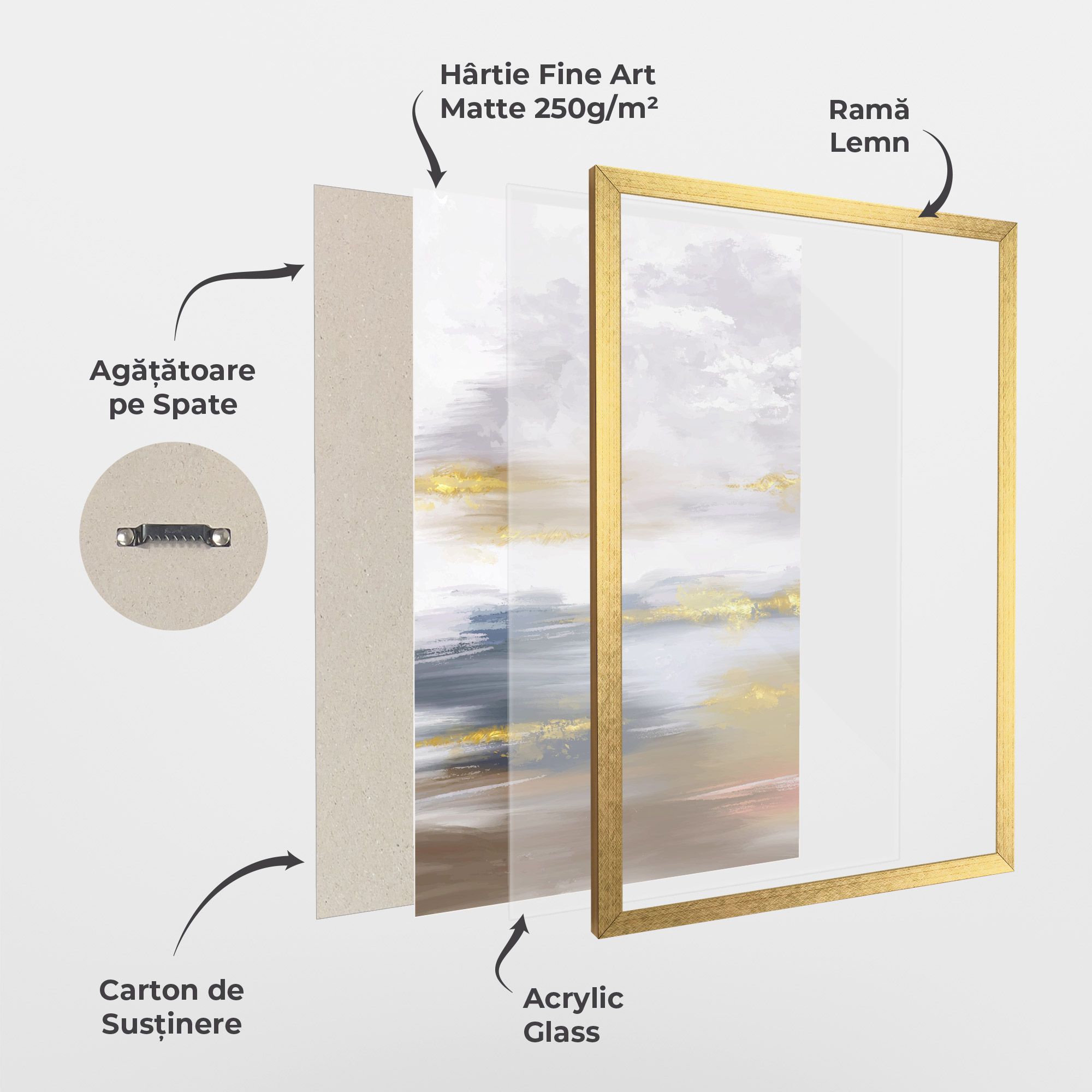 Messy Gold Art mockup 1