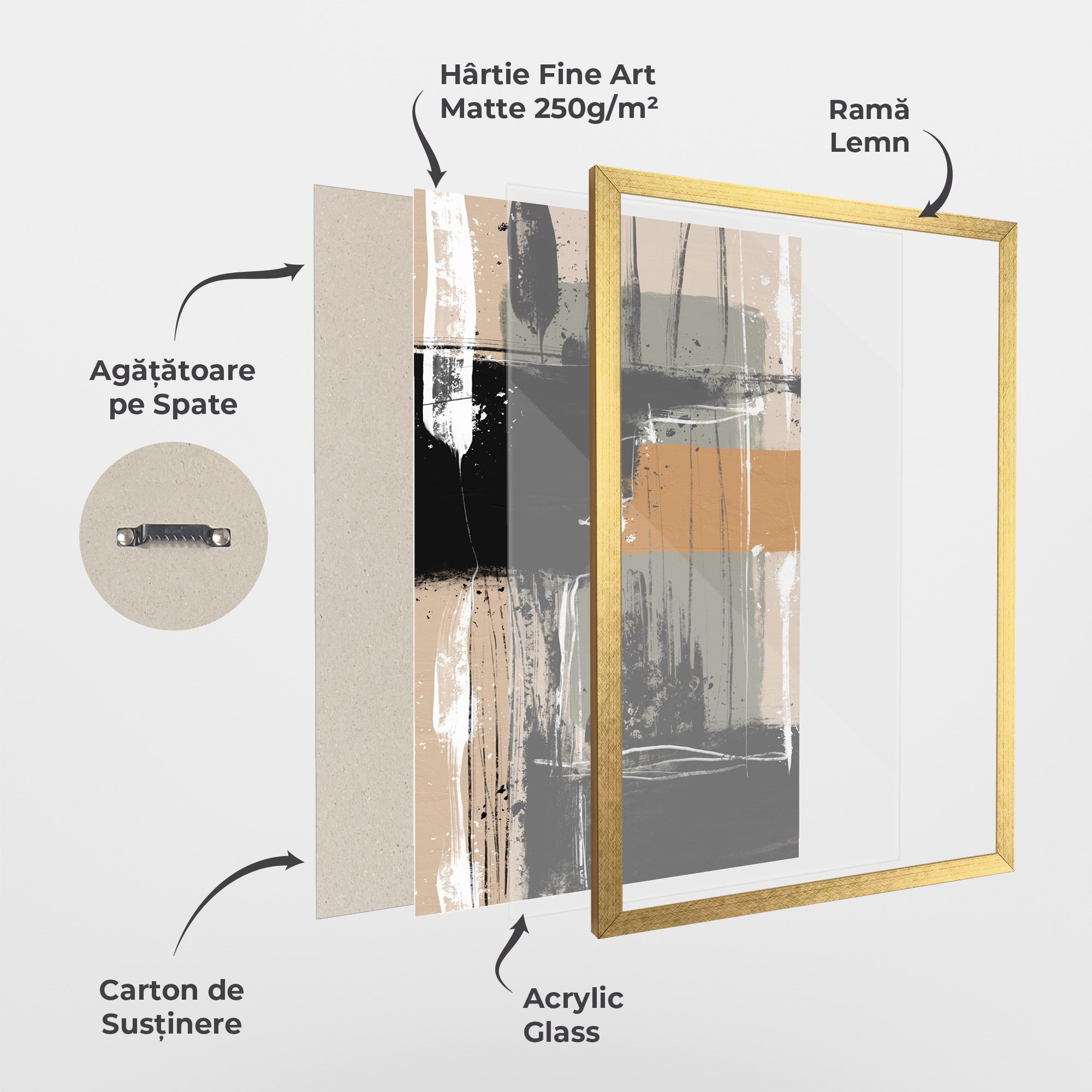 Modern Oil Painting With White mockup 1