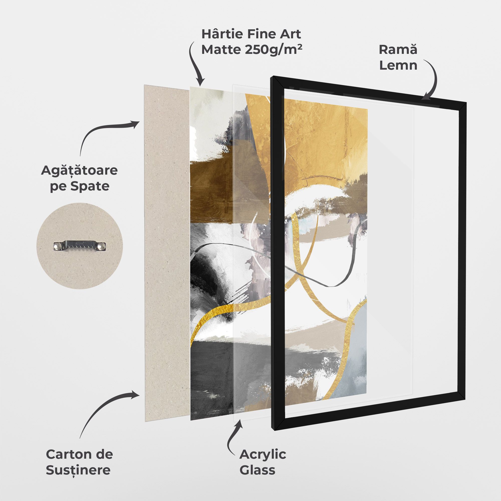 Chaotic Golden Painting mockup 1