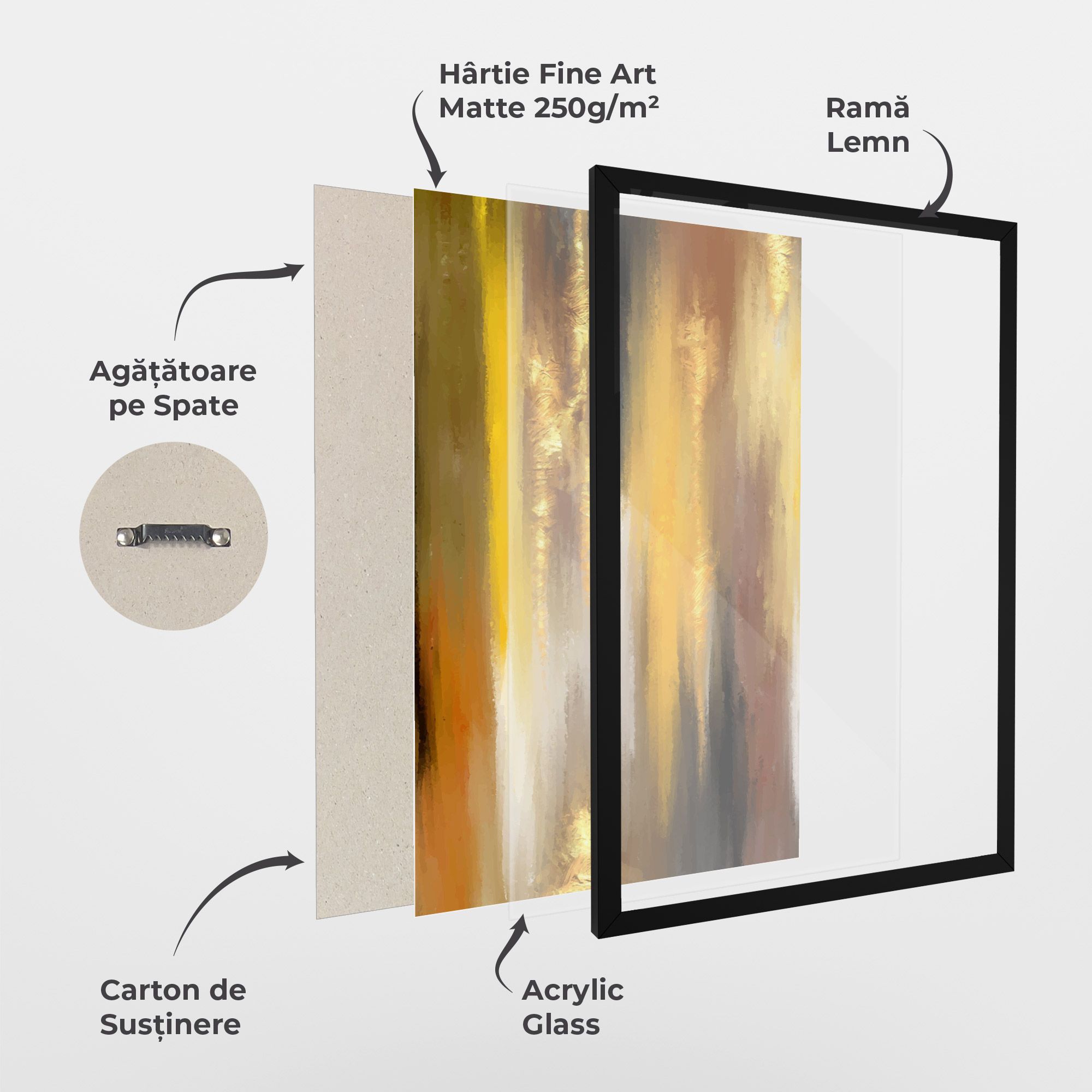 Golden Brown Art mockup 1