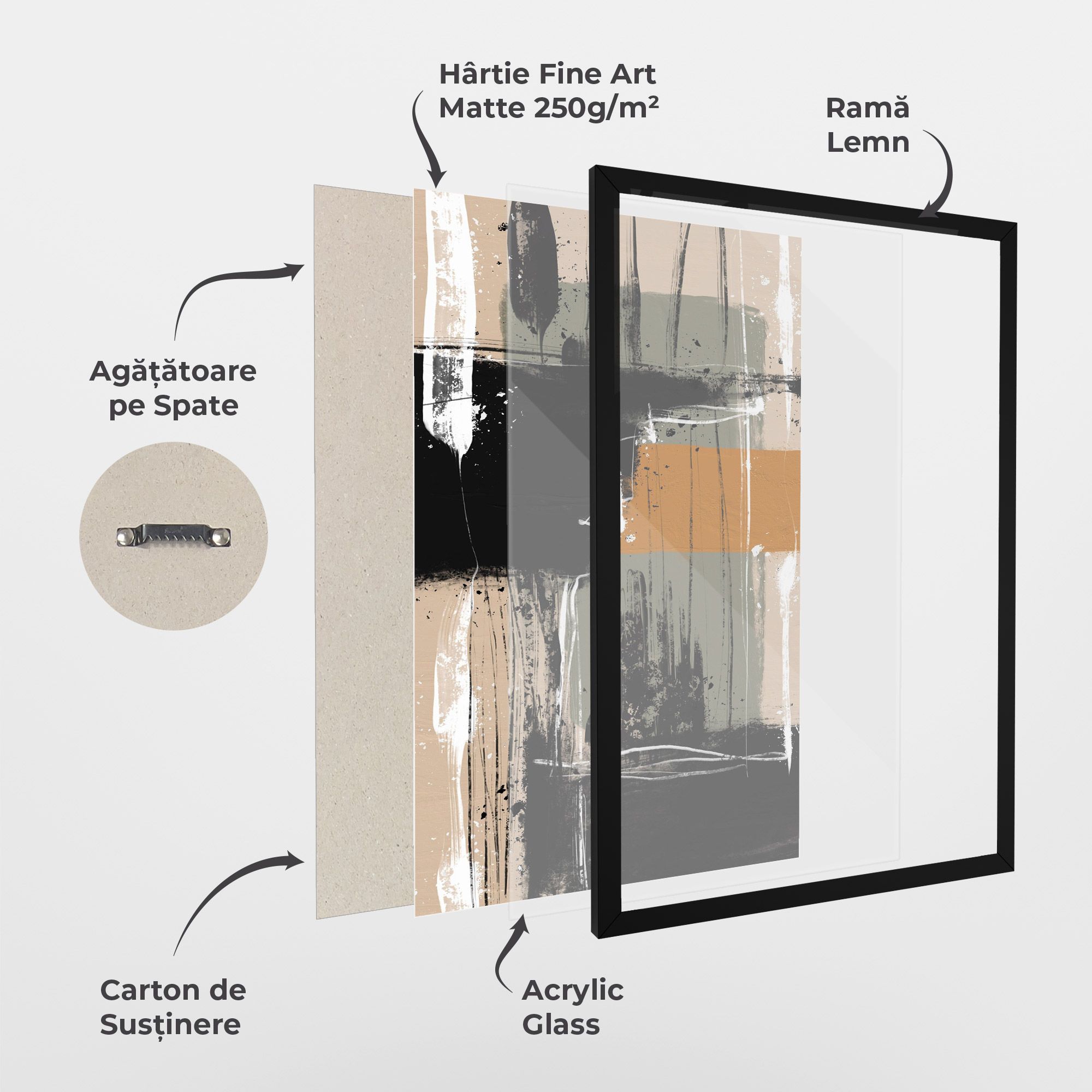 Modern Oil Painting With White mockup 1