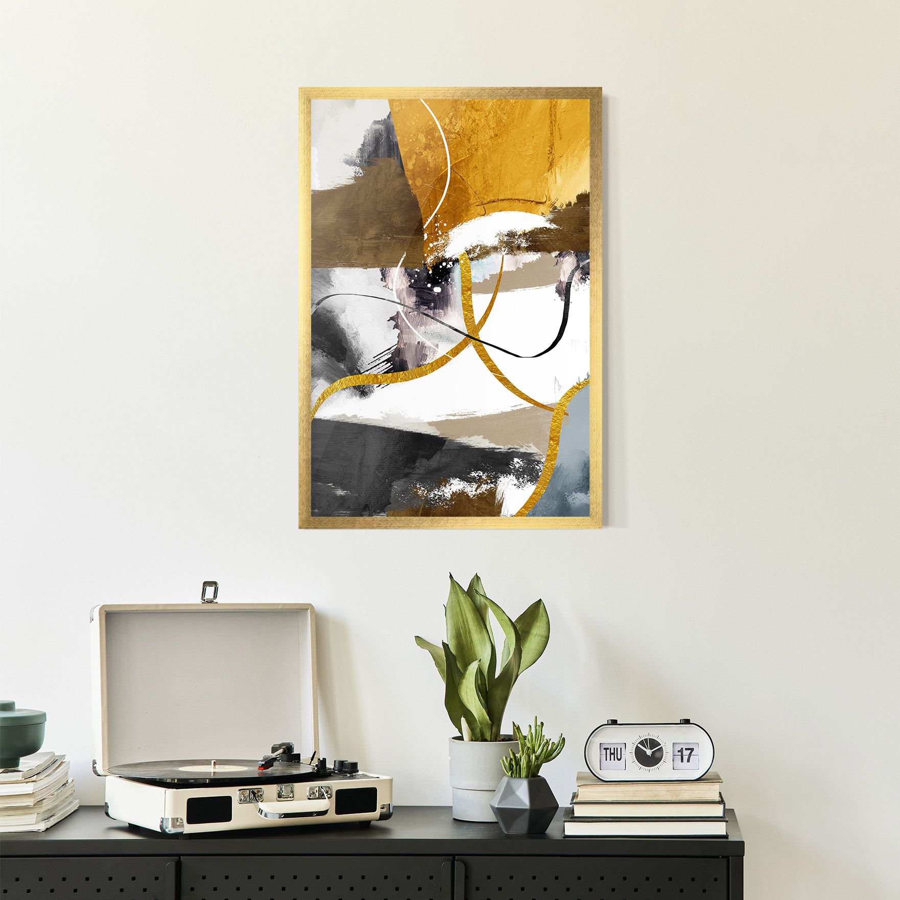 Chaotic Golden Painting mockup 2