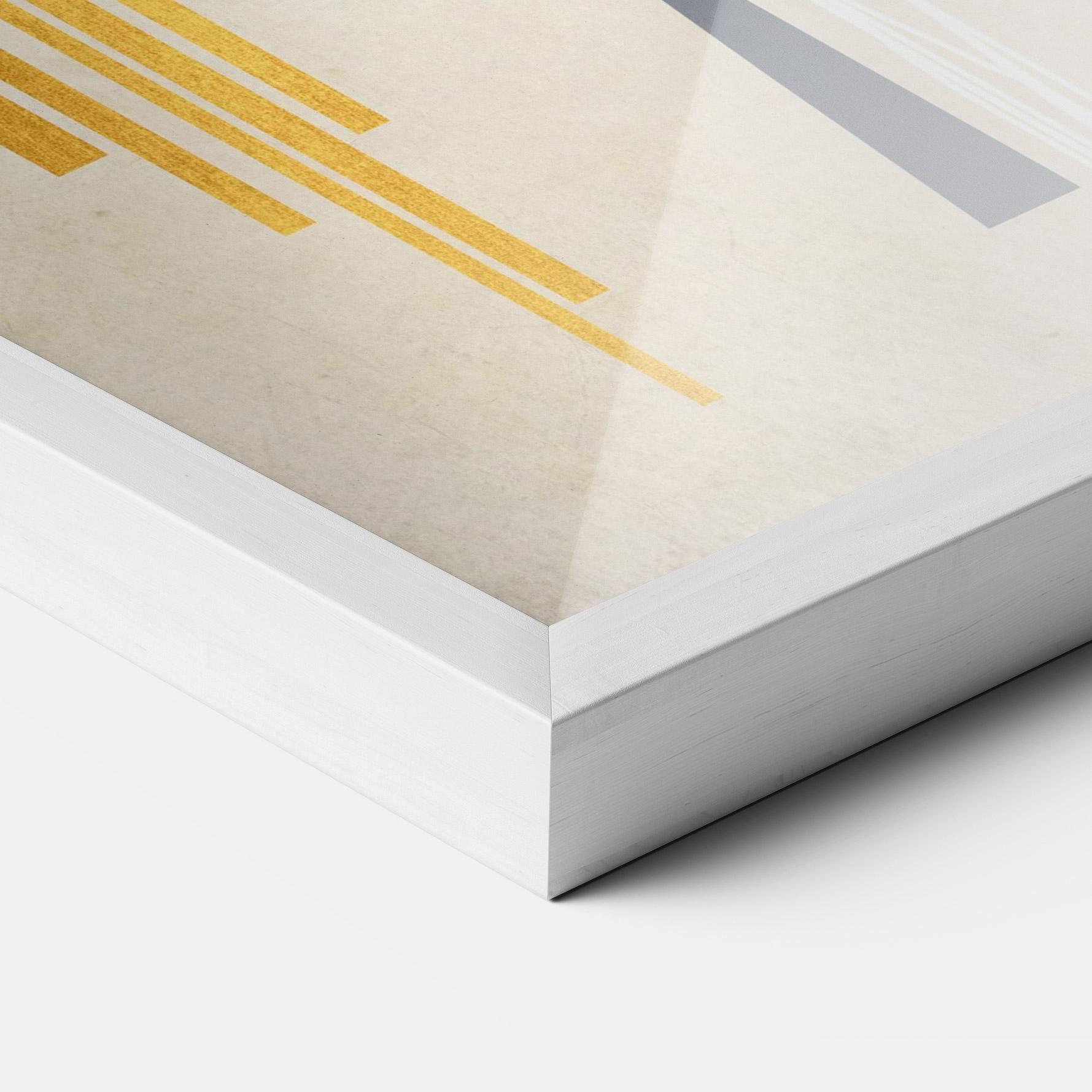 Poster Înrămat Abstract Grey Face 1 mockup 3