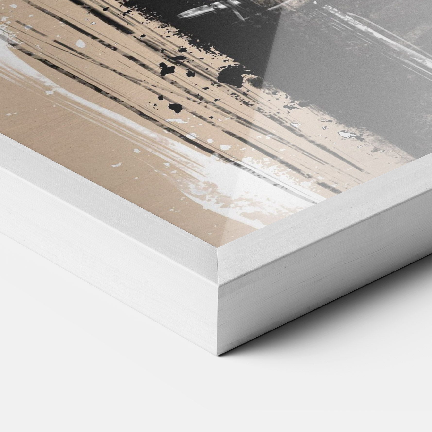 Modern Oil Painting With White mockup 3