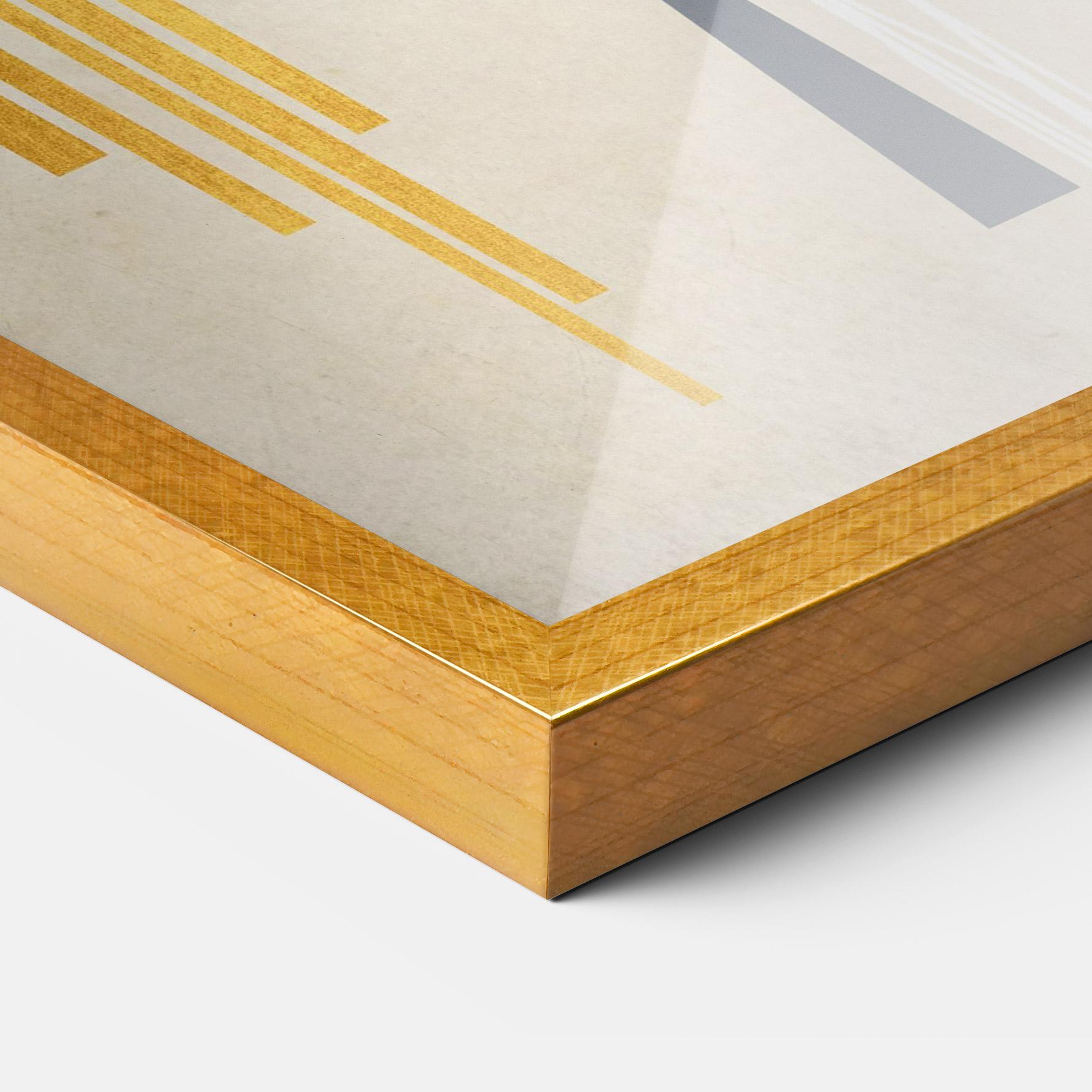 Poster Înrămat Abstract Grey Face 1 mockup 3