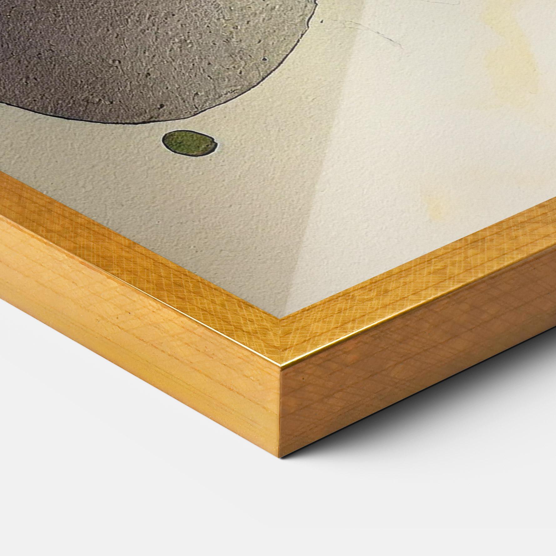 Poster Înrămat Abstract Lemons mockup 3