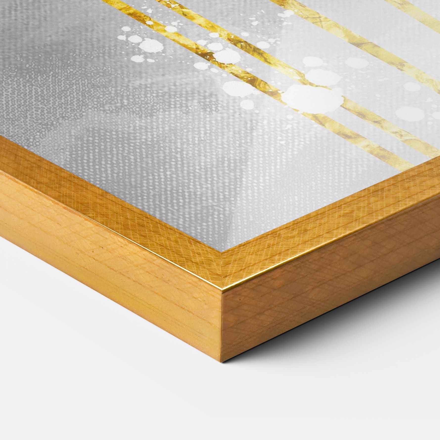 Gold Moon And Birds mockup 3